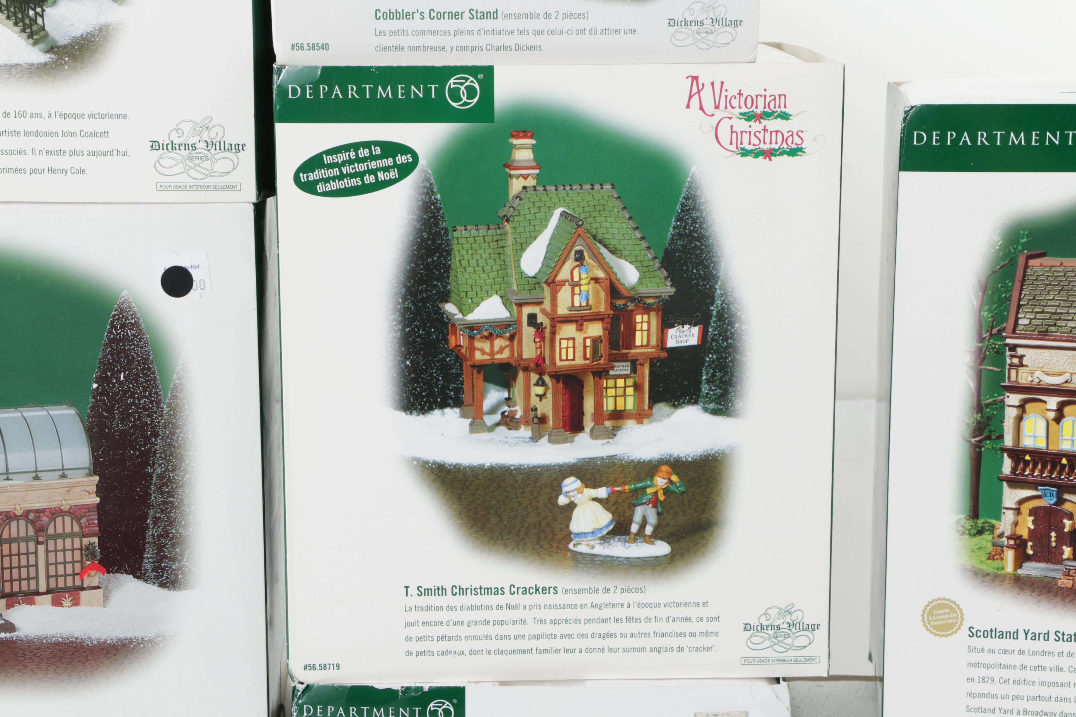 Department 56 "Dickens' Village" Cottages and Figurines