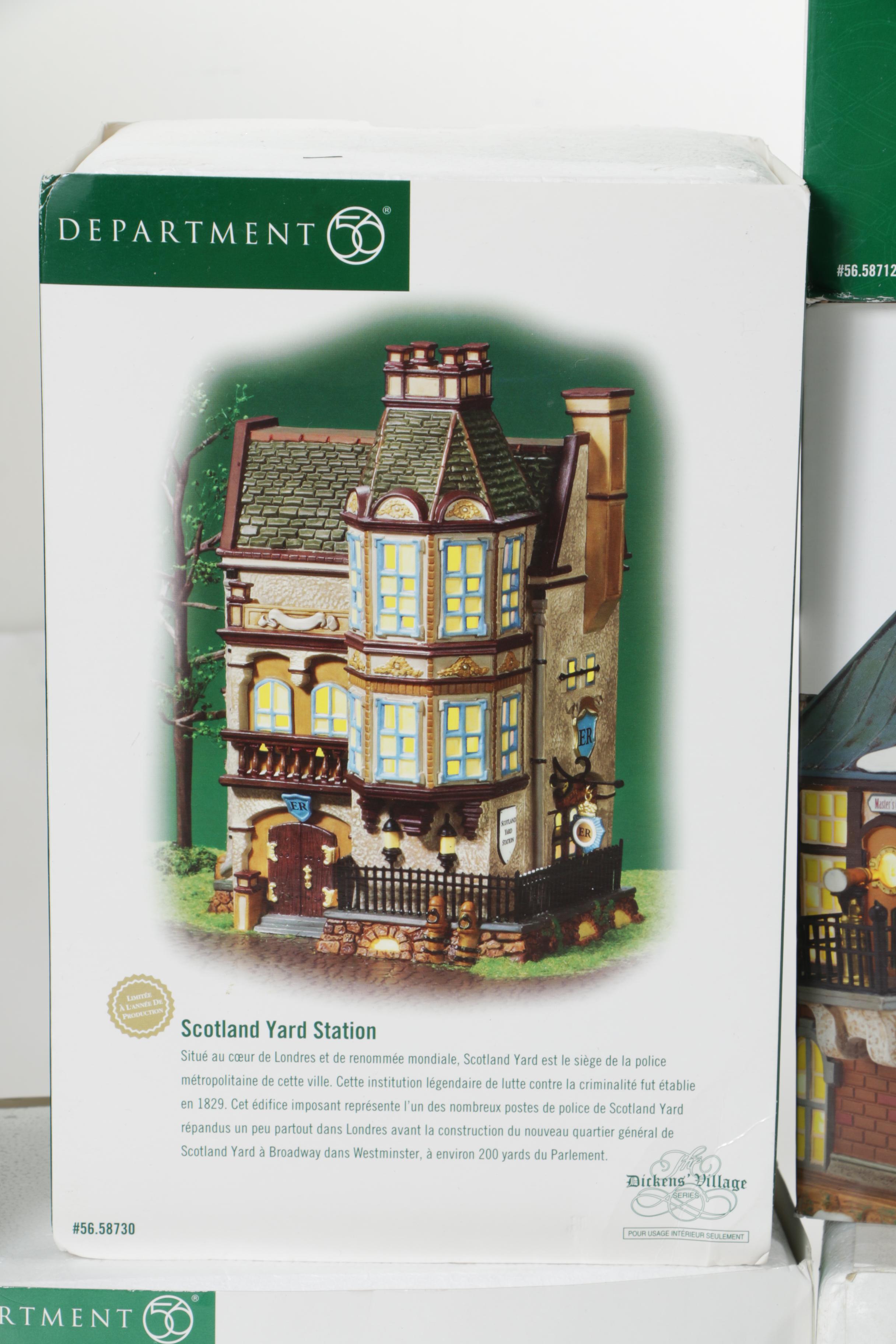 Department 56 "Dickens' Village" Cottages and Figurines