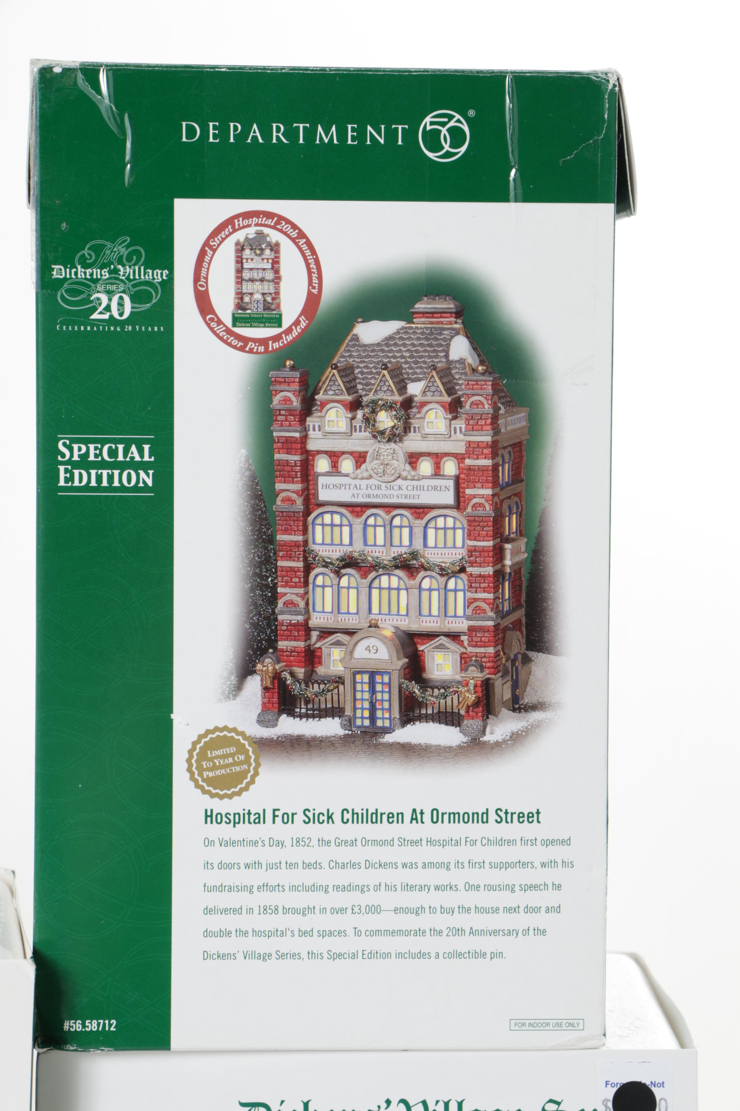 Department 56 "Dickens' Village" Cottages and Figurines