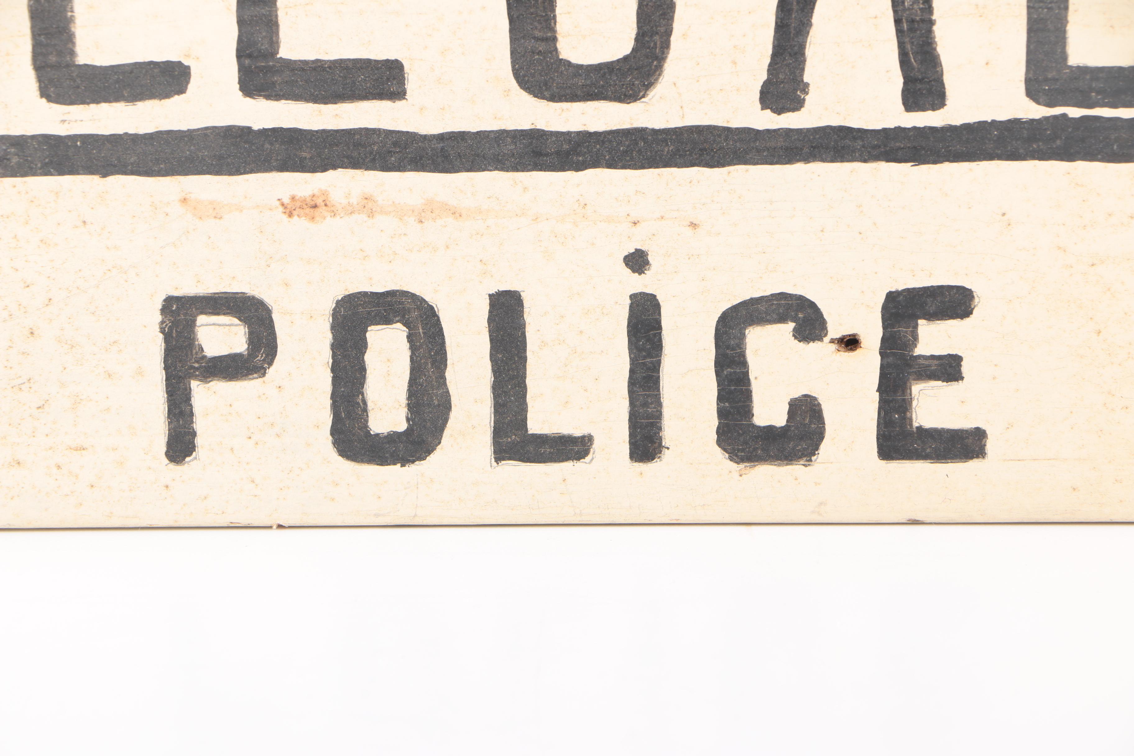 Rustic Illegal Dumping Wooden Sign