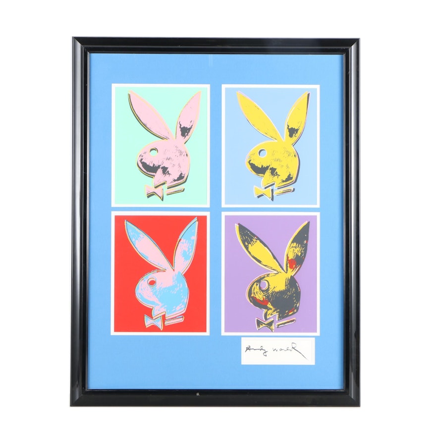 Serigraph After Andy Warhol "Bunny Multiple"