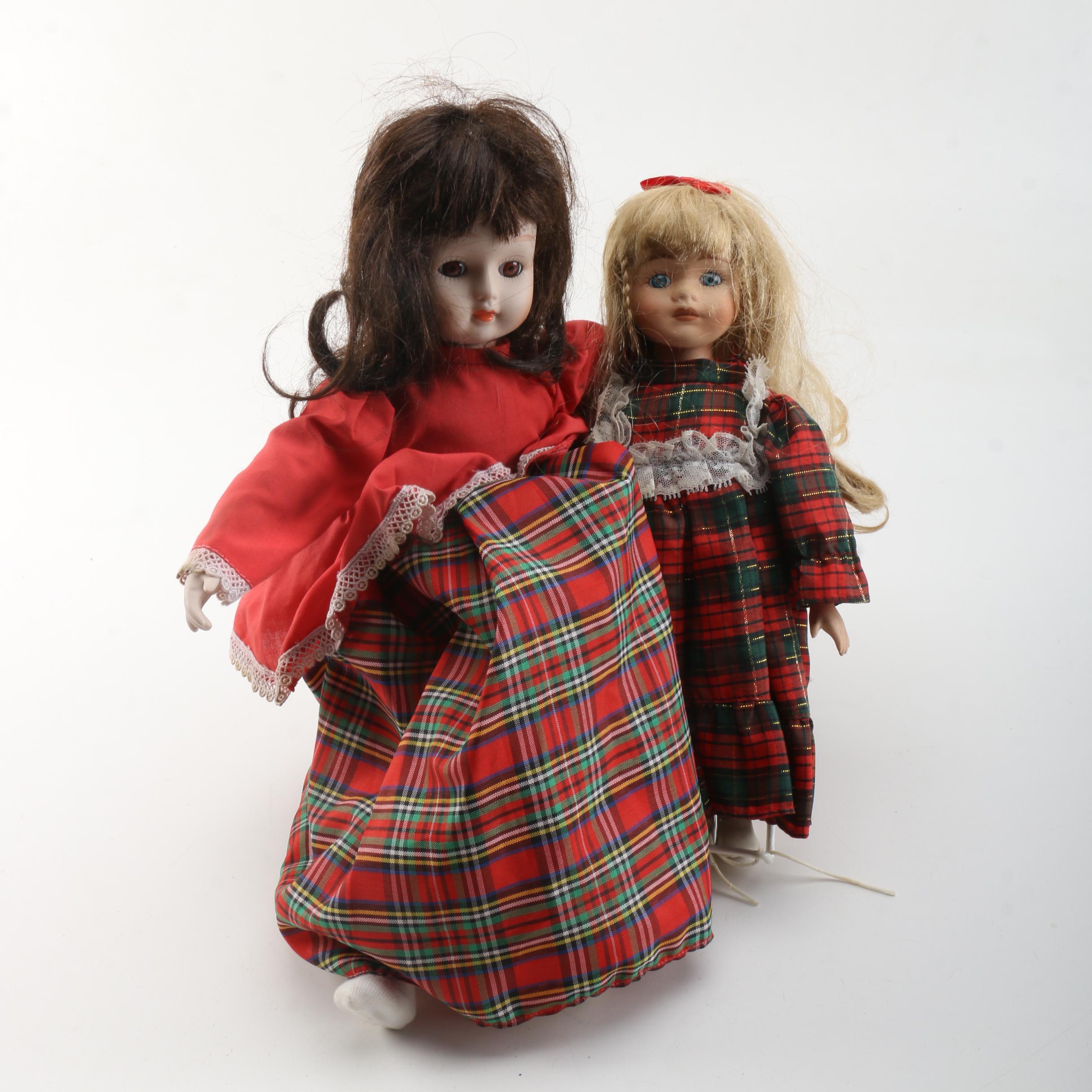 Vintage Porcelain Dolls Featuring Brinn's