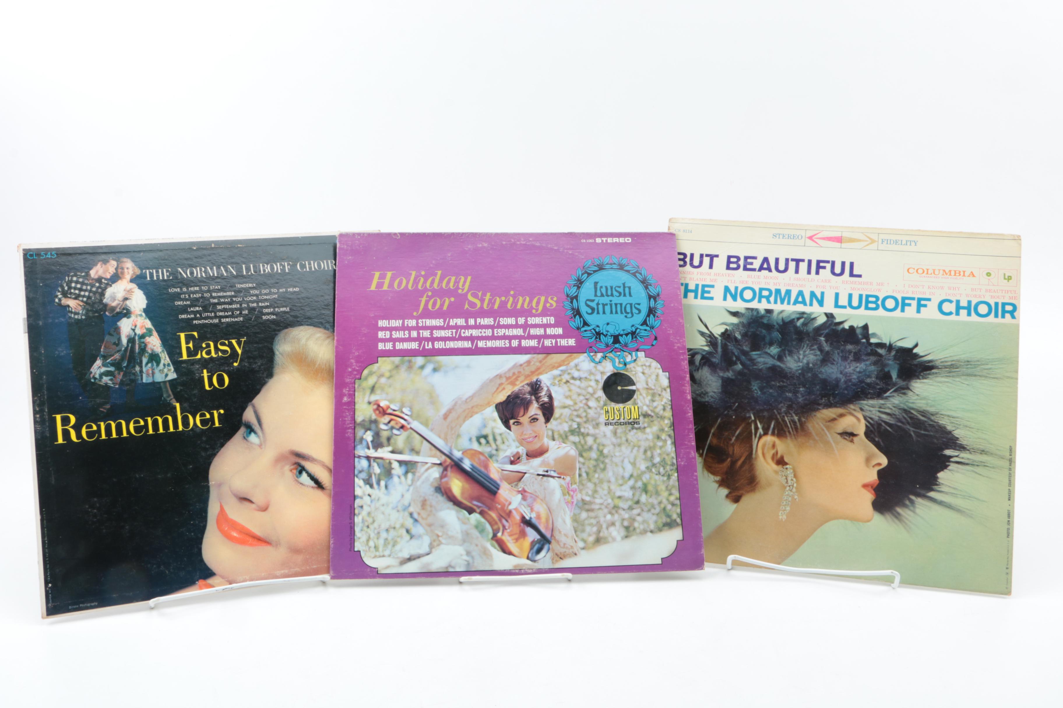 Vintage Records Including Xavier Cugat, Henry Mancini, and Scott Joplin