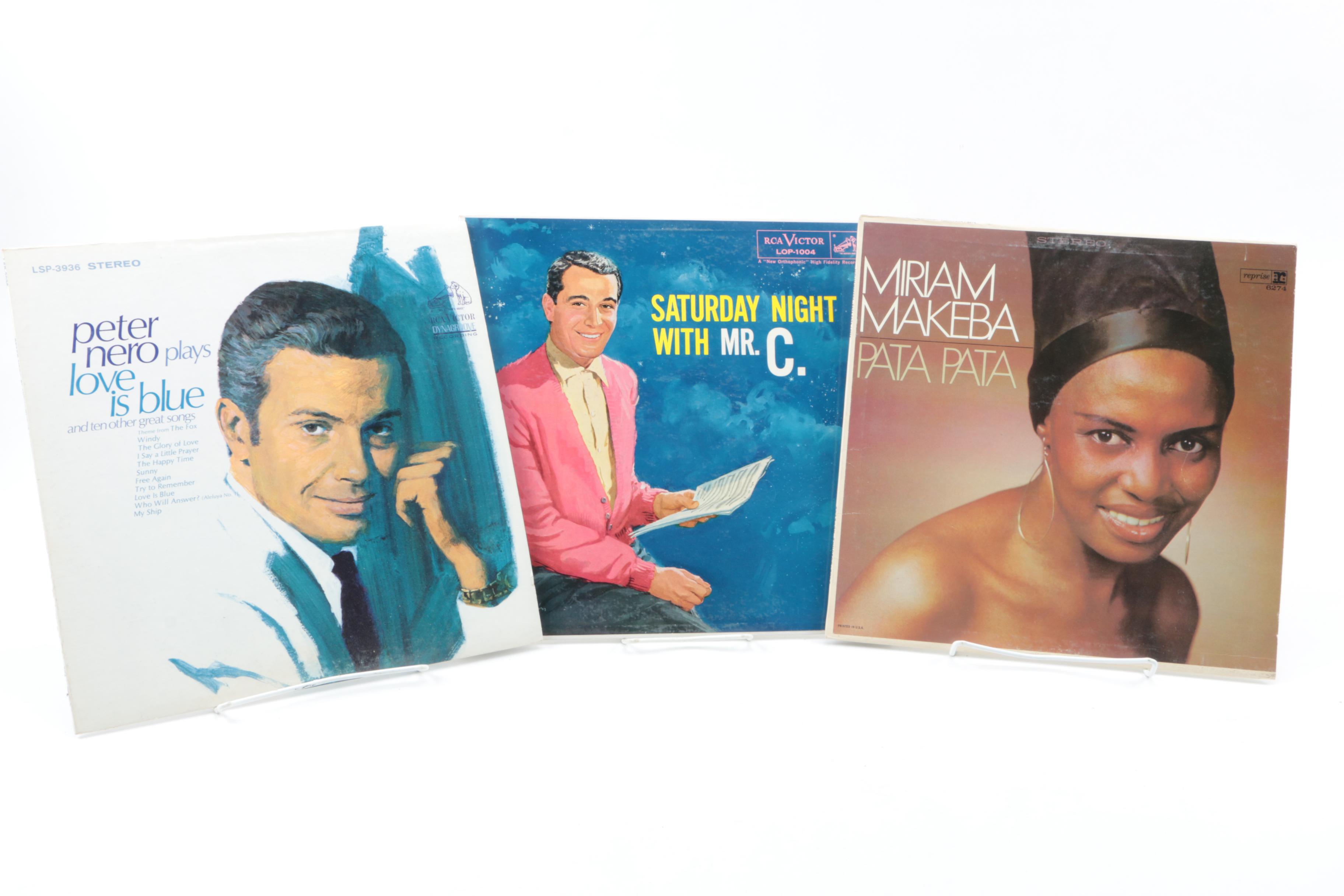 Vintage Records Including Xavier Cugat, Henry Mancini, and Scott Joplin