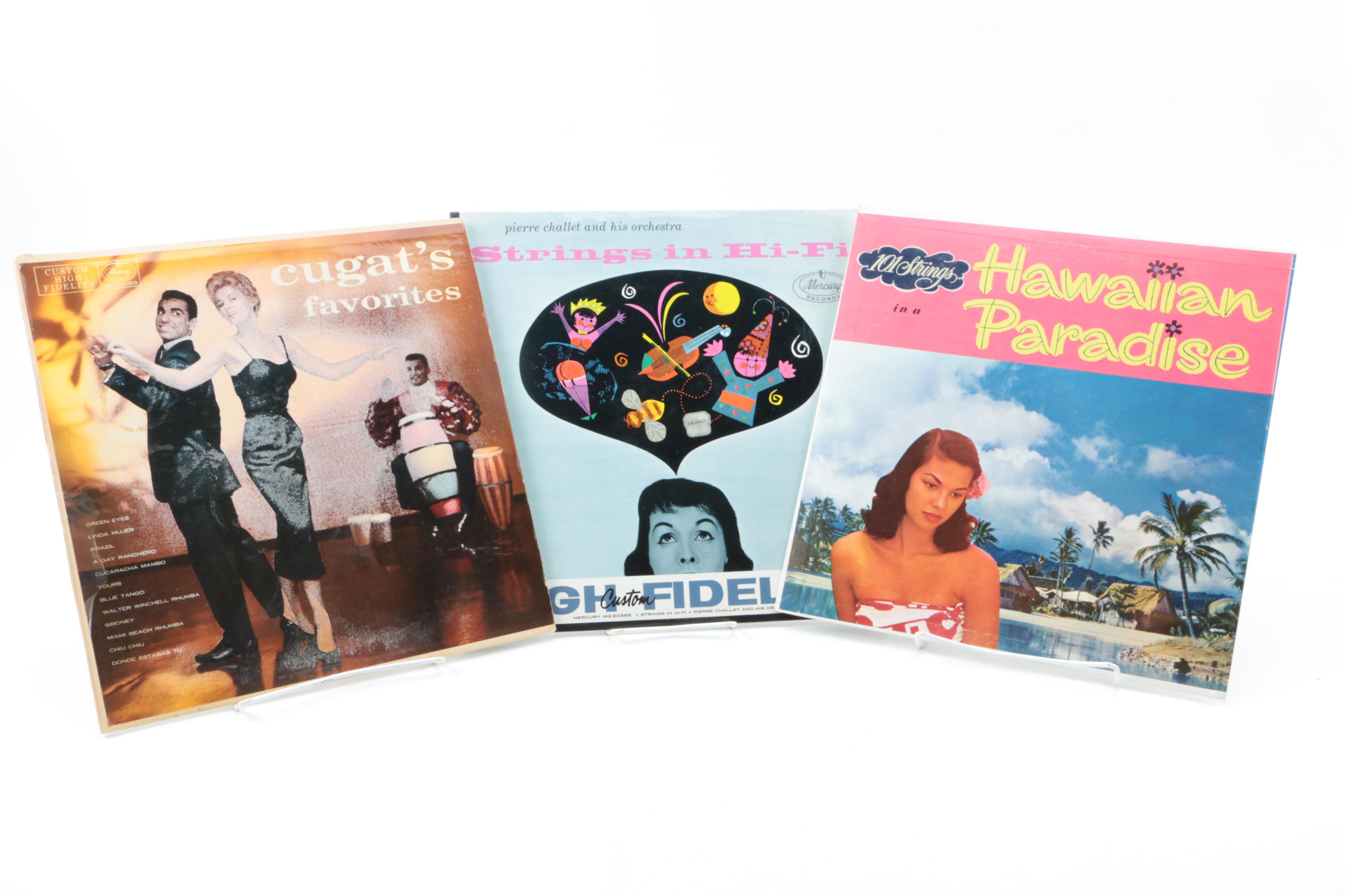 Vintage Records Including Xavier Cugat, Henry Mancini, and Scott Joplin