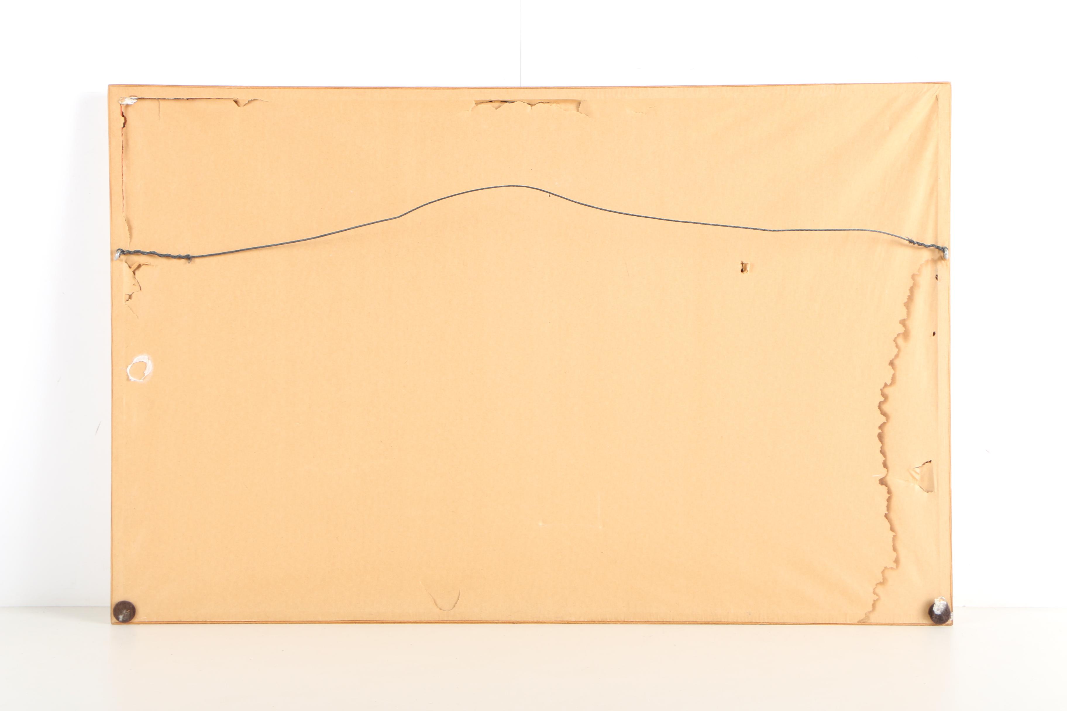 Beth Van Hoesen Etching "Field Games"