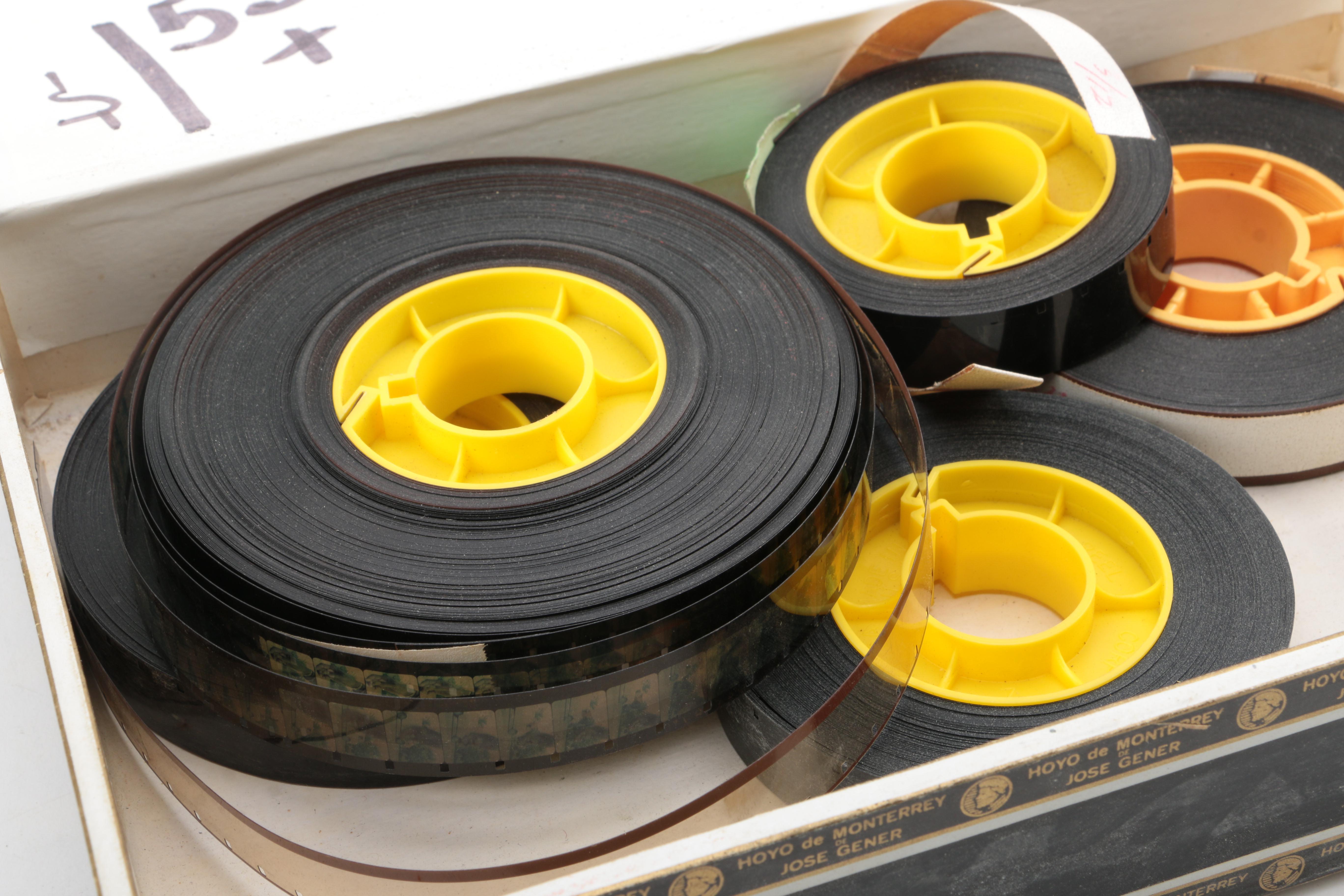 Vintage Film Reels, Including Walt Disney's "Comets"