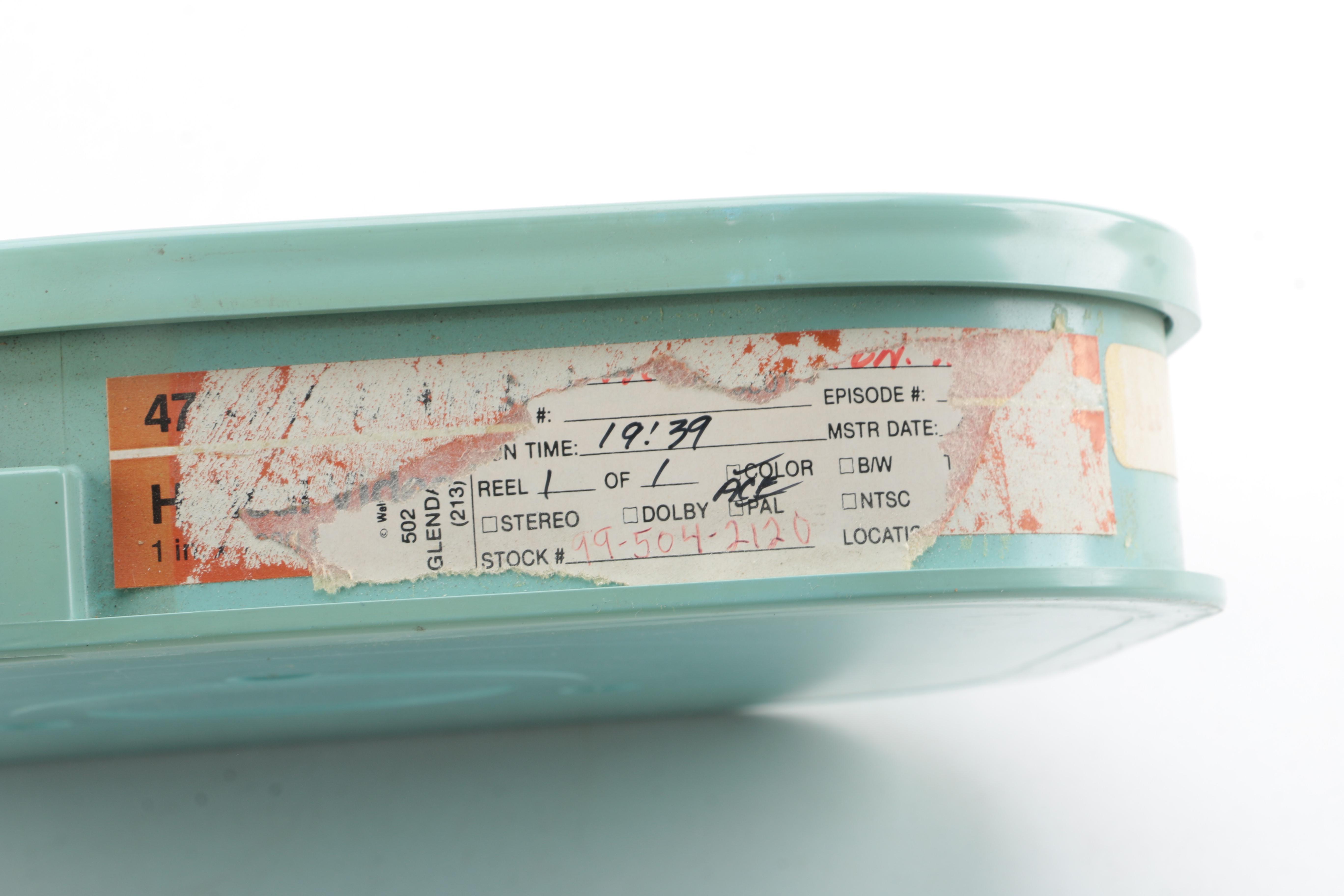 Vintage Film Reels, Including Walt Disney's "Comets"