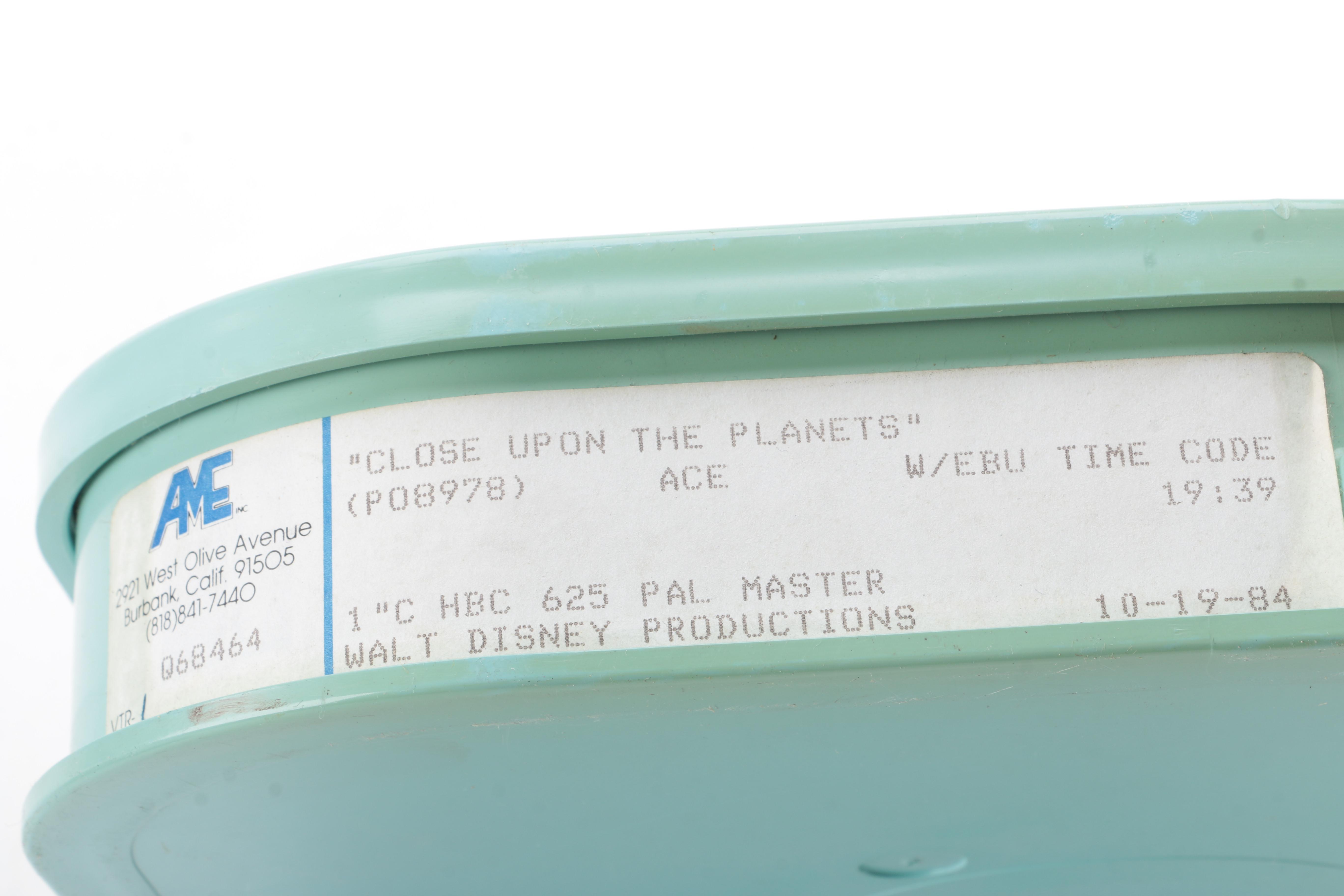 Vintage Film Reels, Including Walt Disney's "Comets"