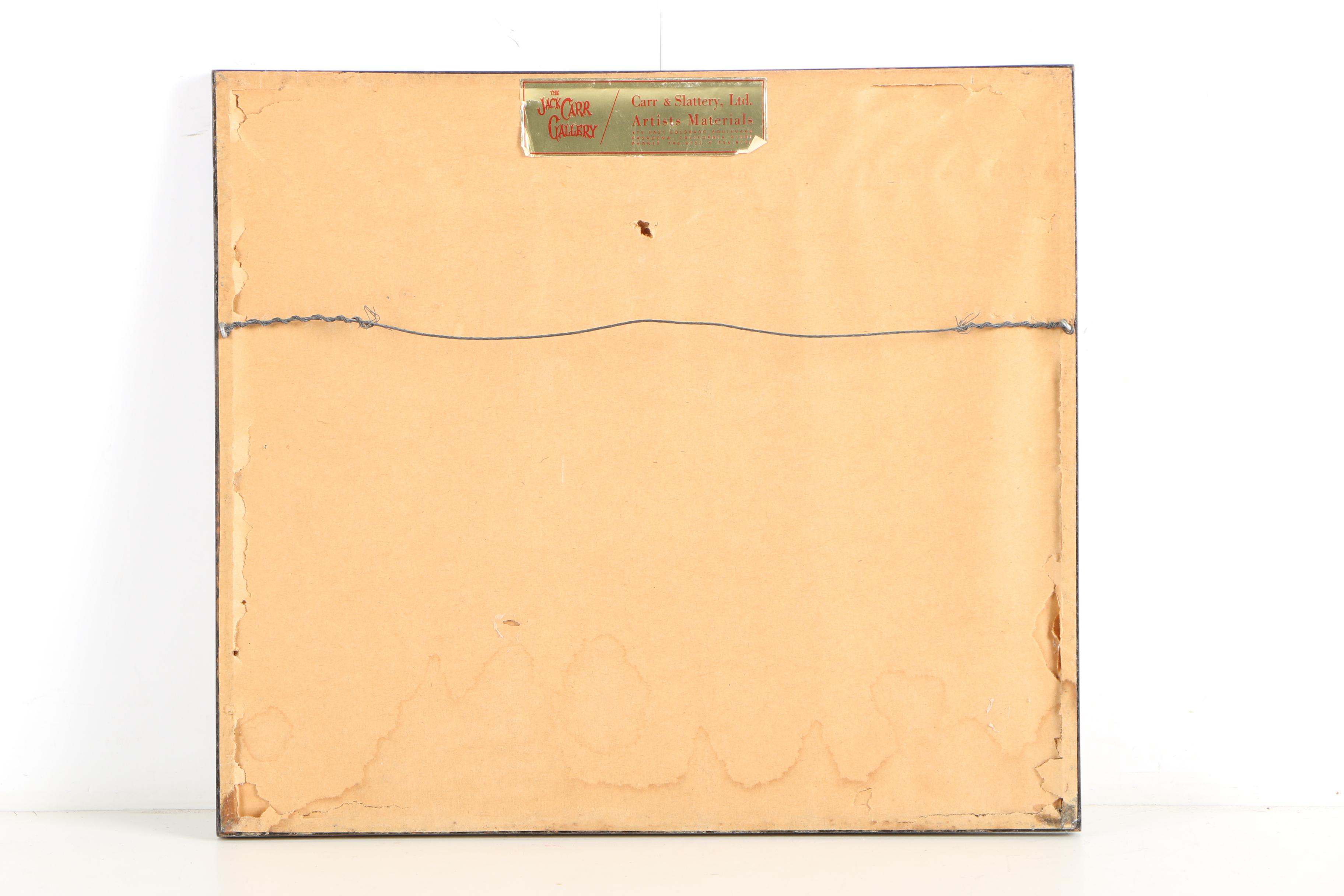 Beth Van Hoesen Etching "Water Games"