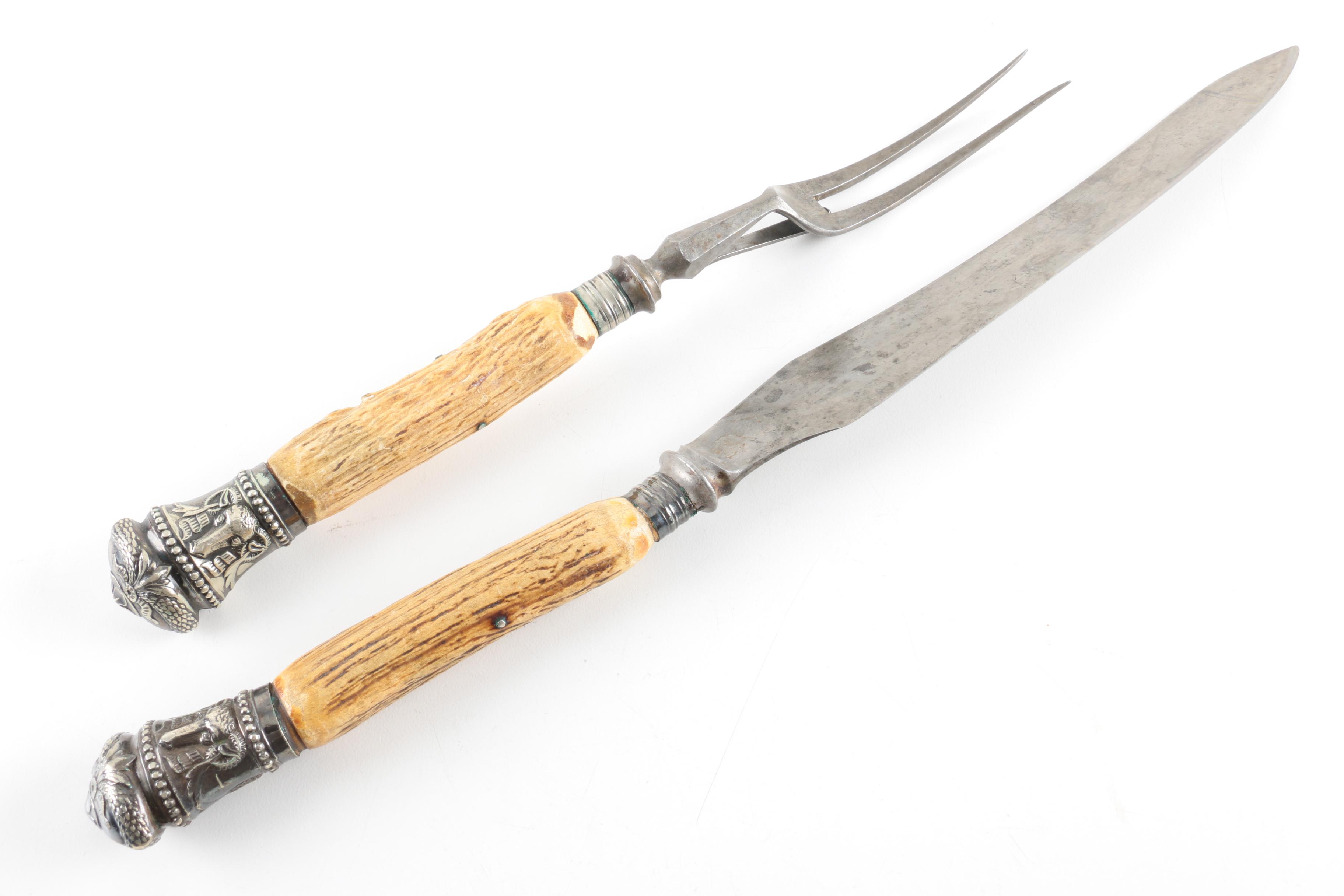 Joseph Rodgers & Sons Carving Set and Other Utensils