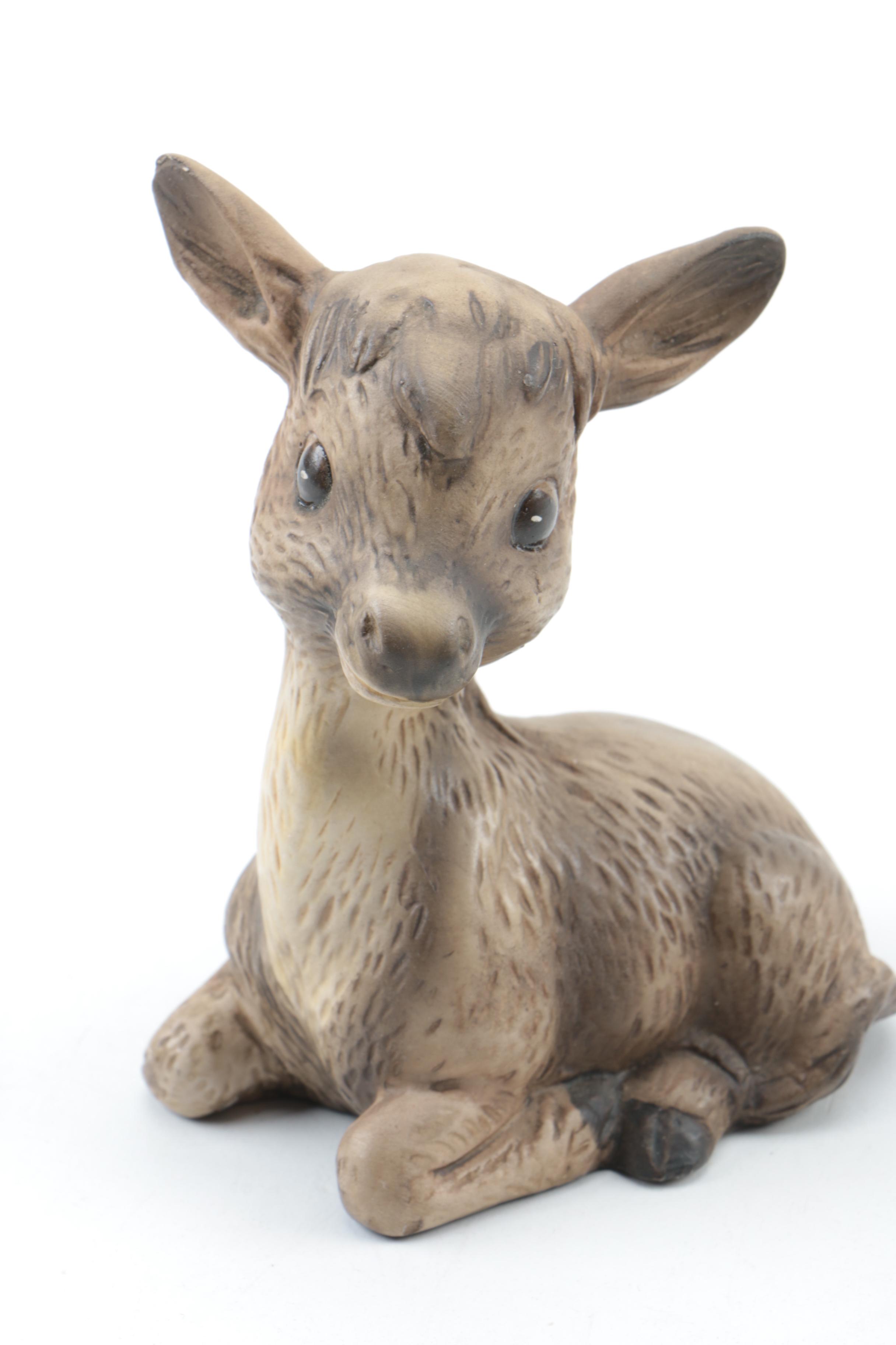 Milk Glass Vases, Pewter Lidded Dish and Others