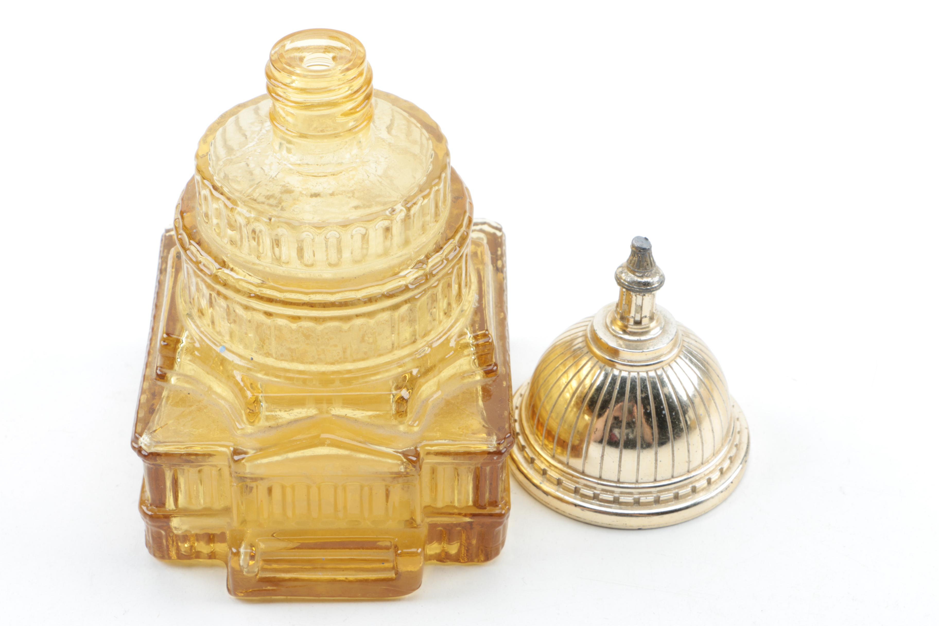 Milk Glass Vases, Pewter Lidded Dish and Others