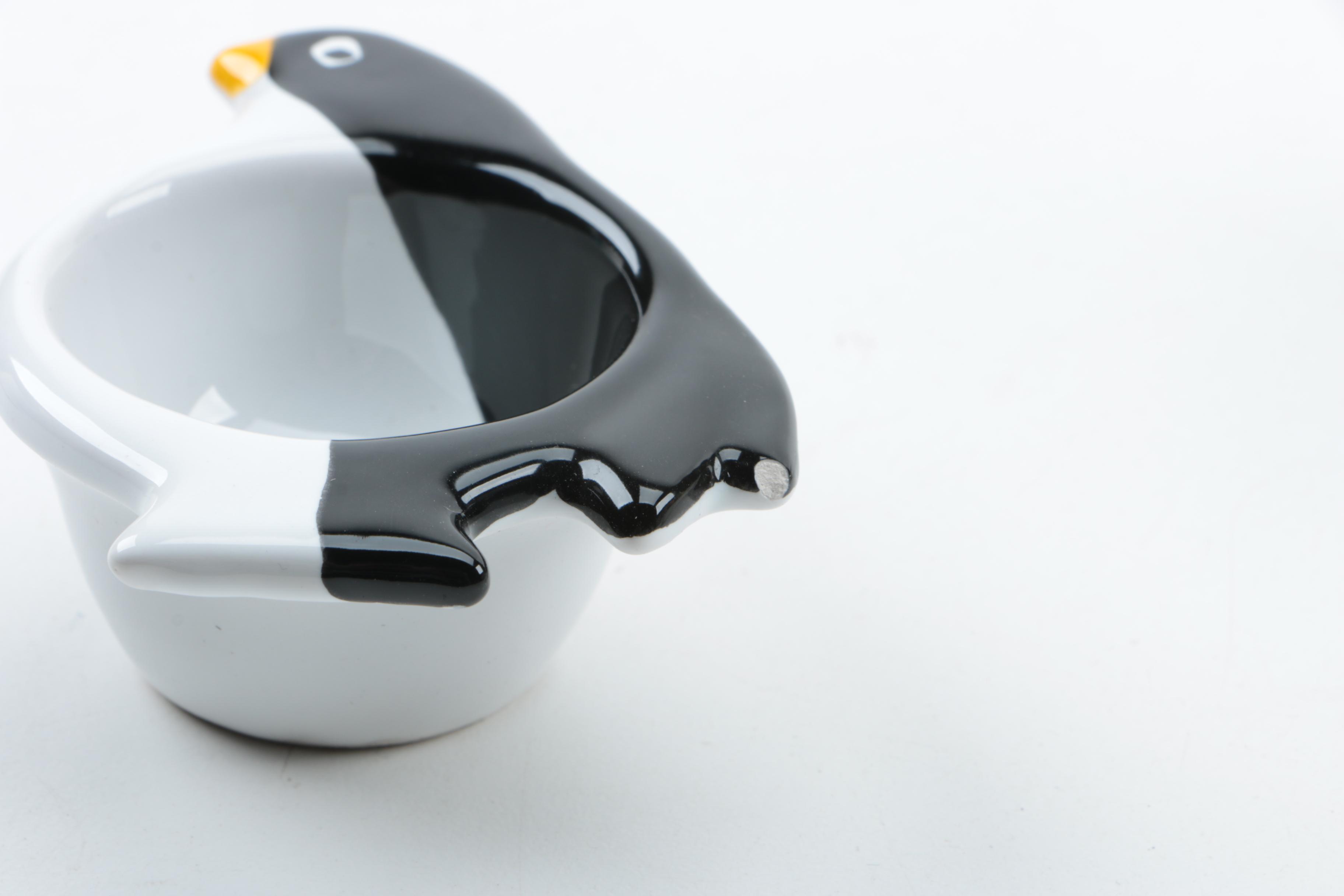 Milk Glass Vases, Pewter Lidded Dish and Others