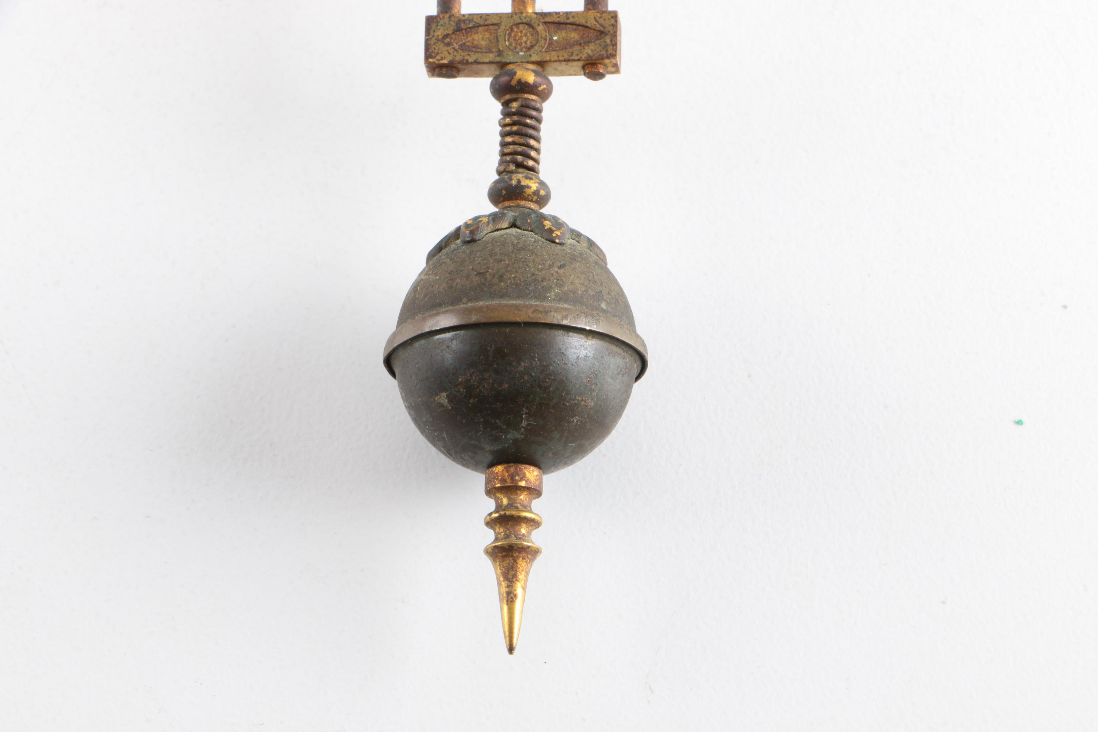 Antique German Junghans Elephant Mystery Clock with Sphere Pendulum