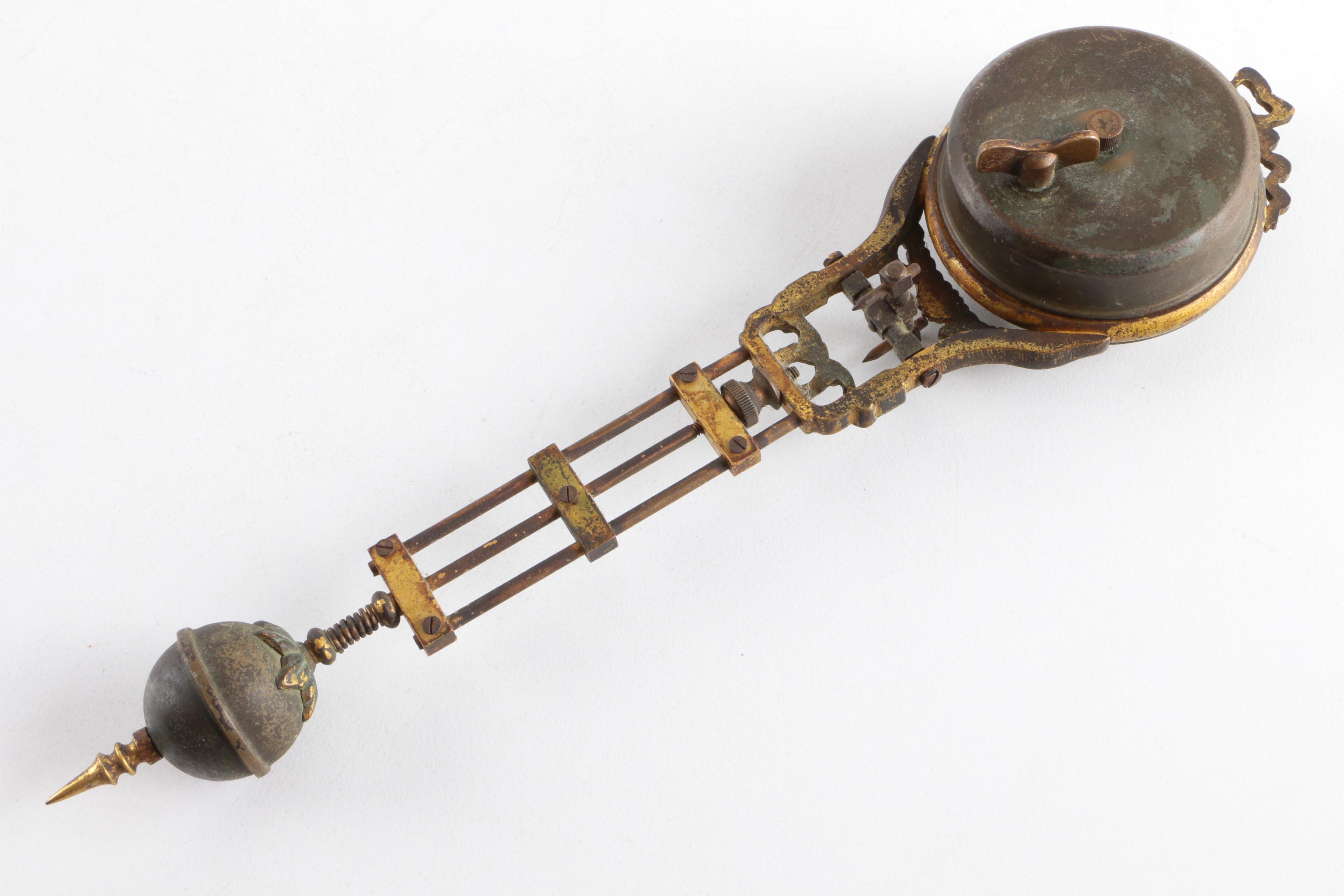 Antique German Junghans Elephant Mystery Clock with Sphere Pendulum