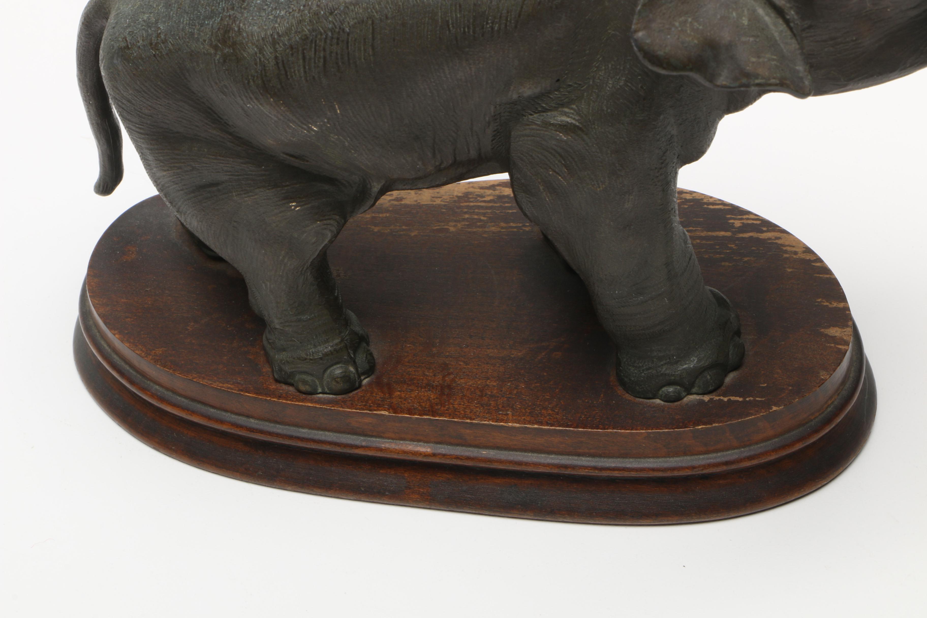 Antique German Junghans Elephant Mystery Clock with Sphere Pendulum