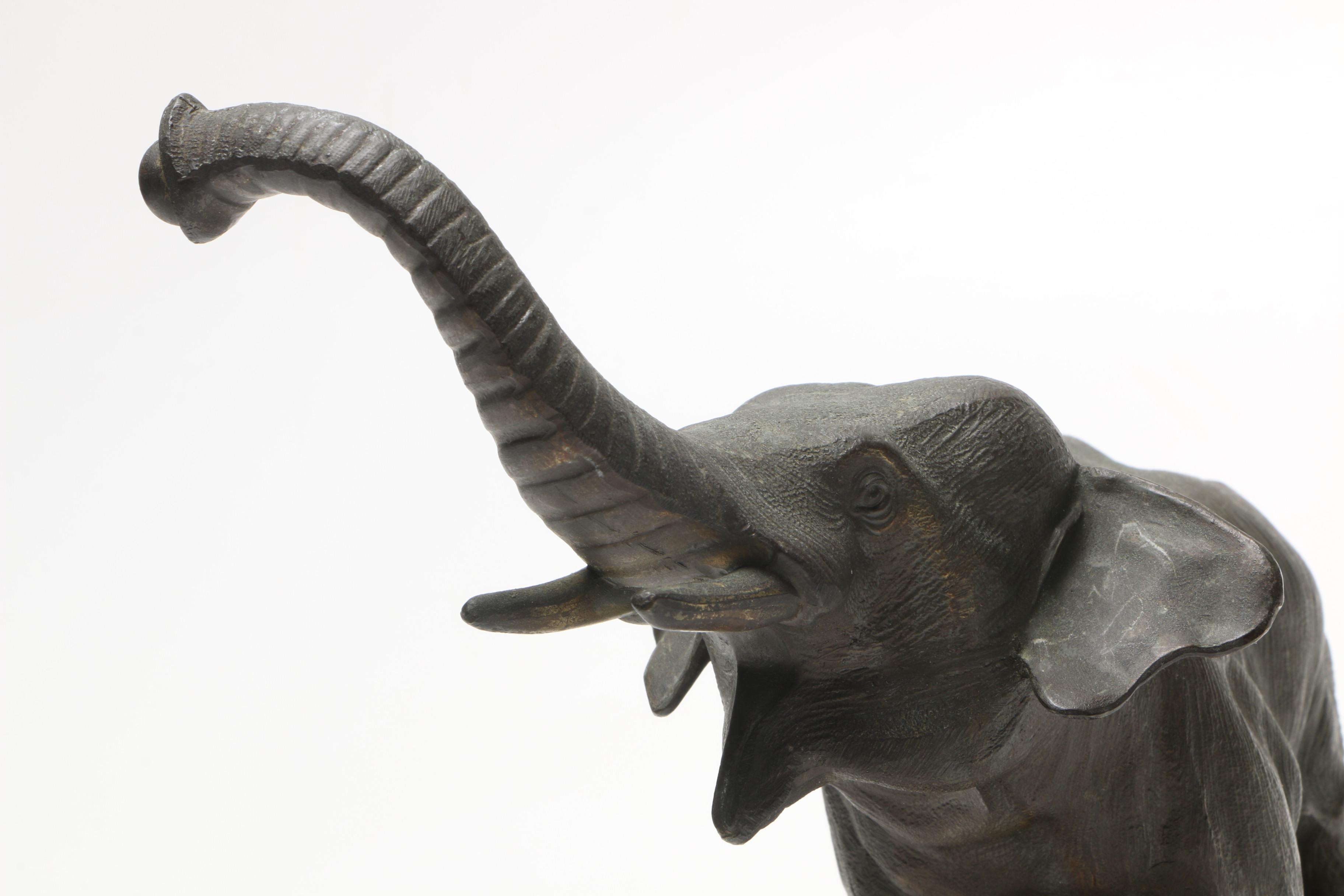 Antique German Junghans Elephant Mystery Clock with Sphere Pendulum