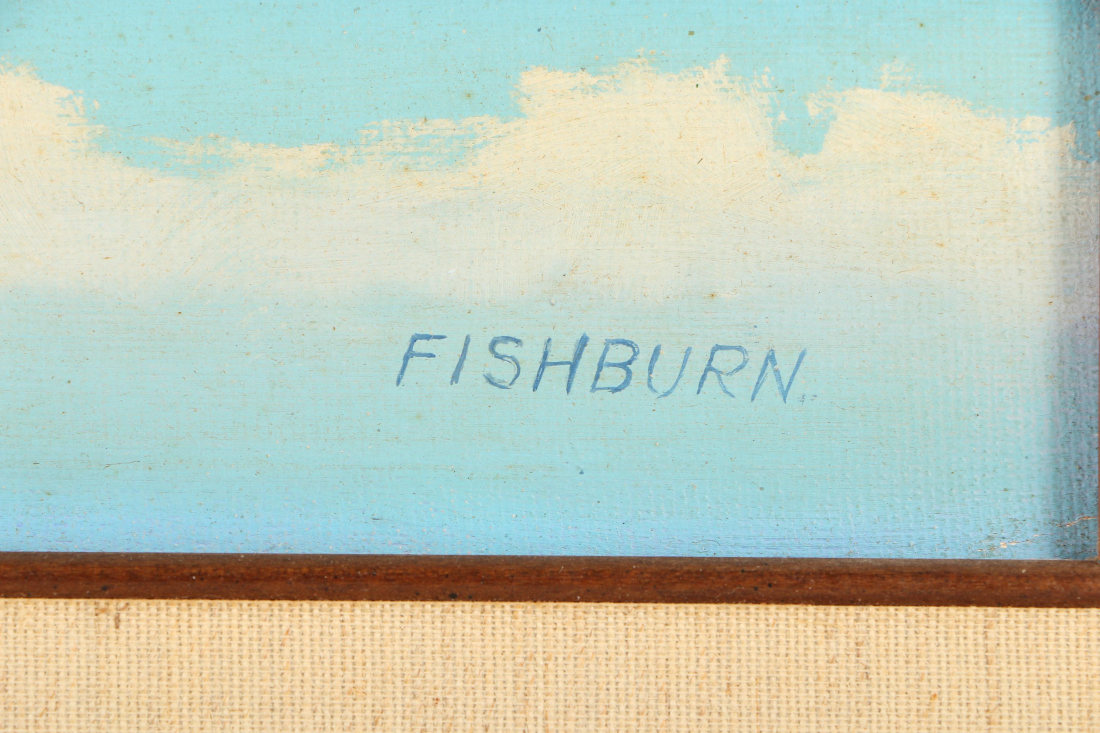 Thomas Fishburn Oil Painting of WW2 Era Airplanes in Flight