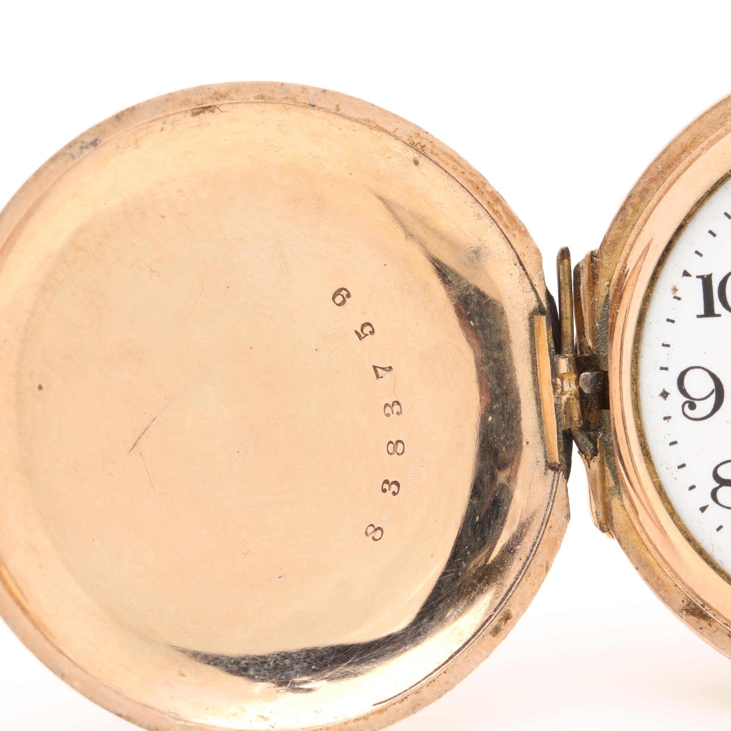 Antique Gold Filled Hampden Pocket Watch