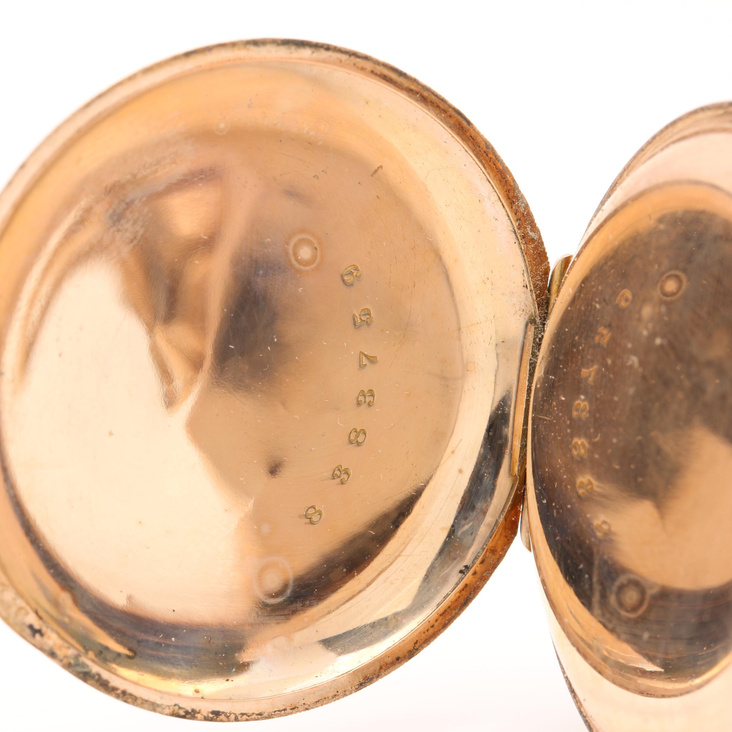 Antique Gold Filled Hampden Pocket Watch