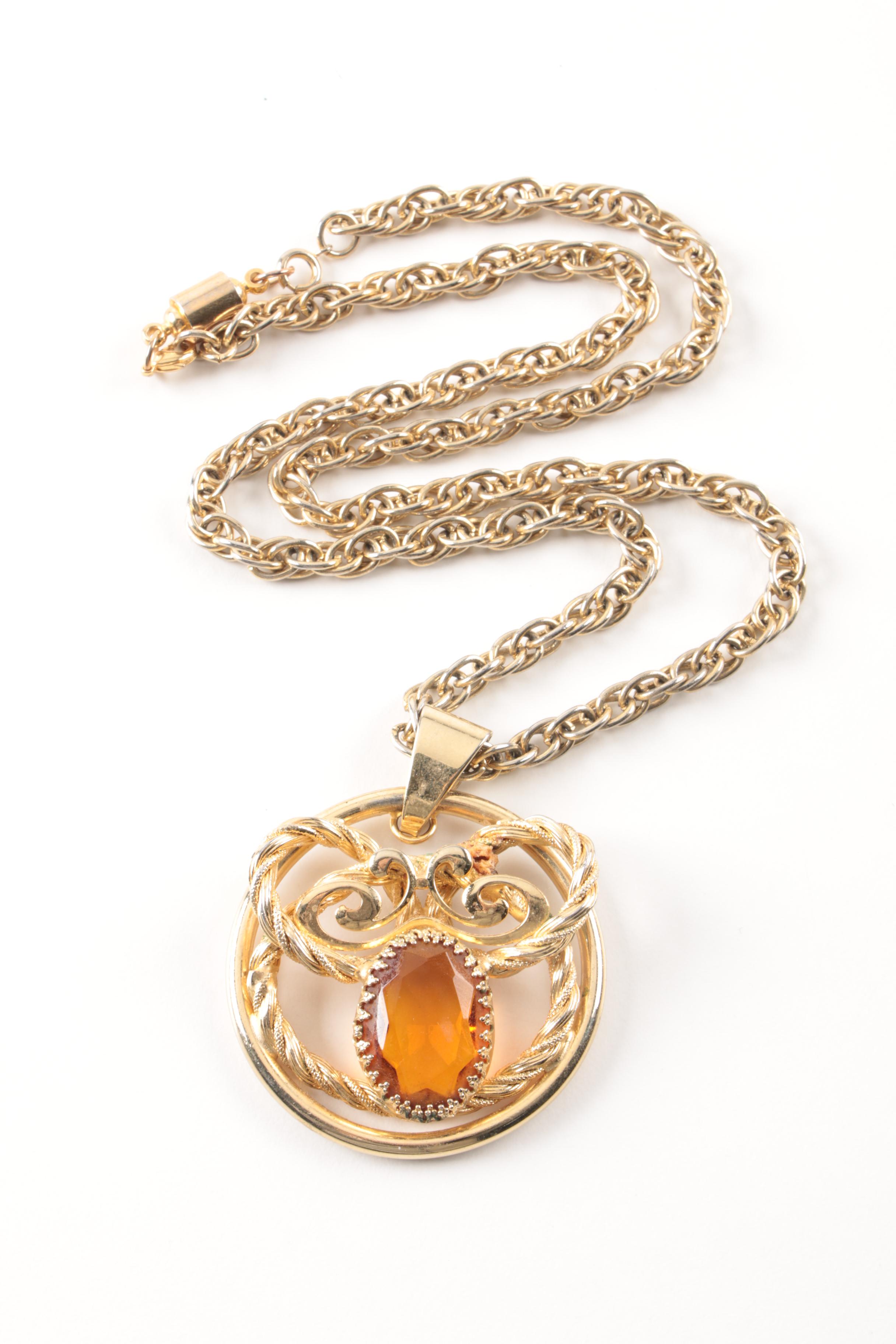 Gold-Tone Glass Bead Necklace Assortment