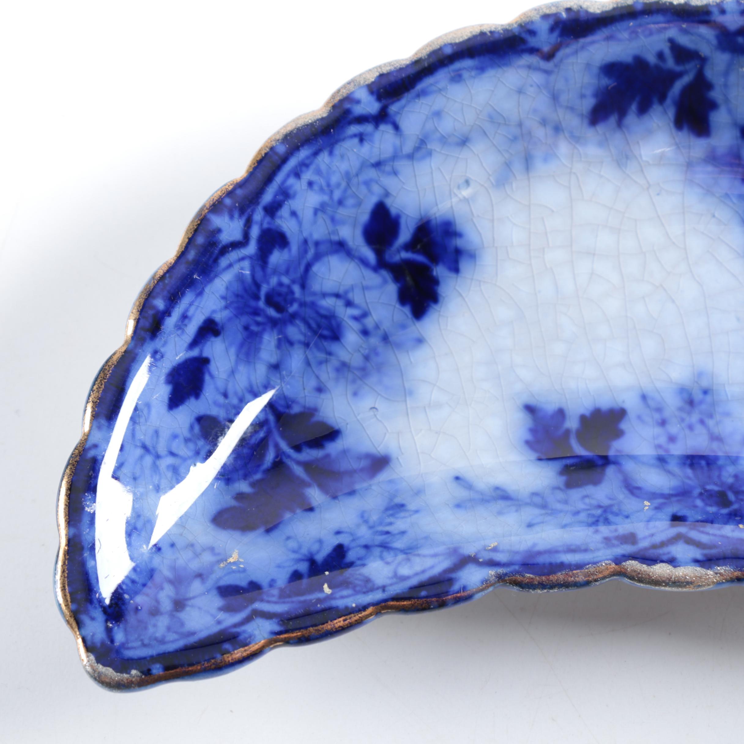 Antique Mercer Pottery Crescent Salad Plates