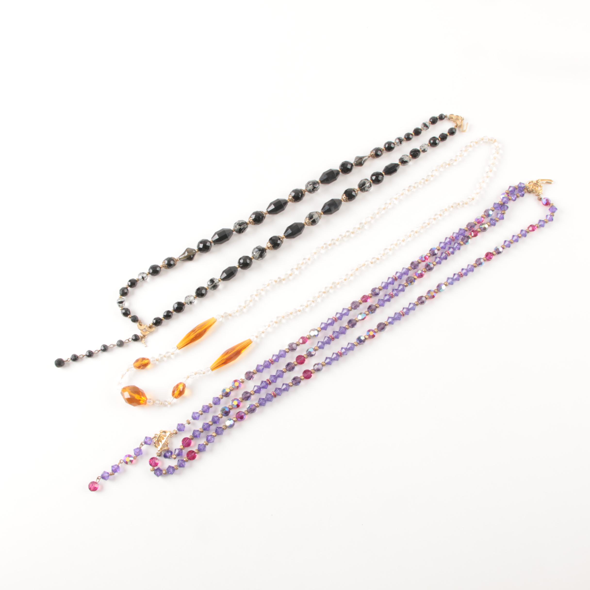 Trio of Beaded Necklaces Including Trifari
