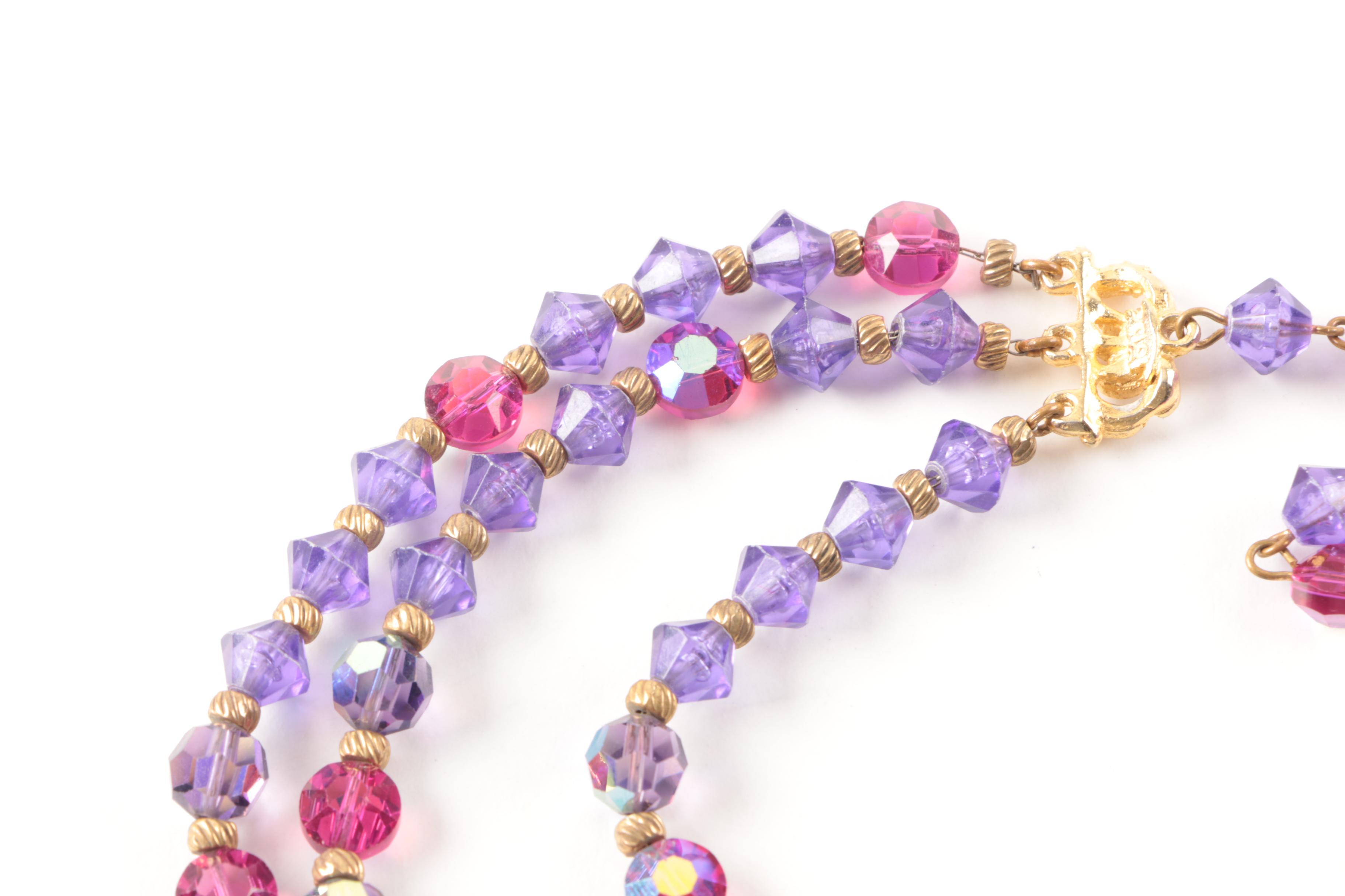 Trio of Beaded Necklaces Including Trifari