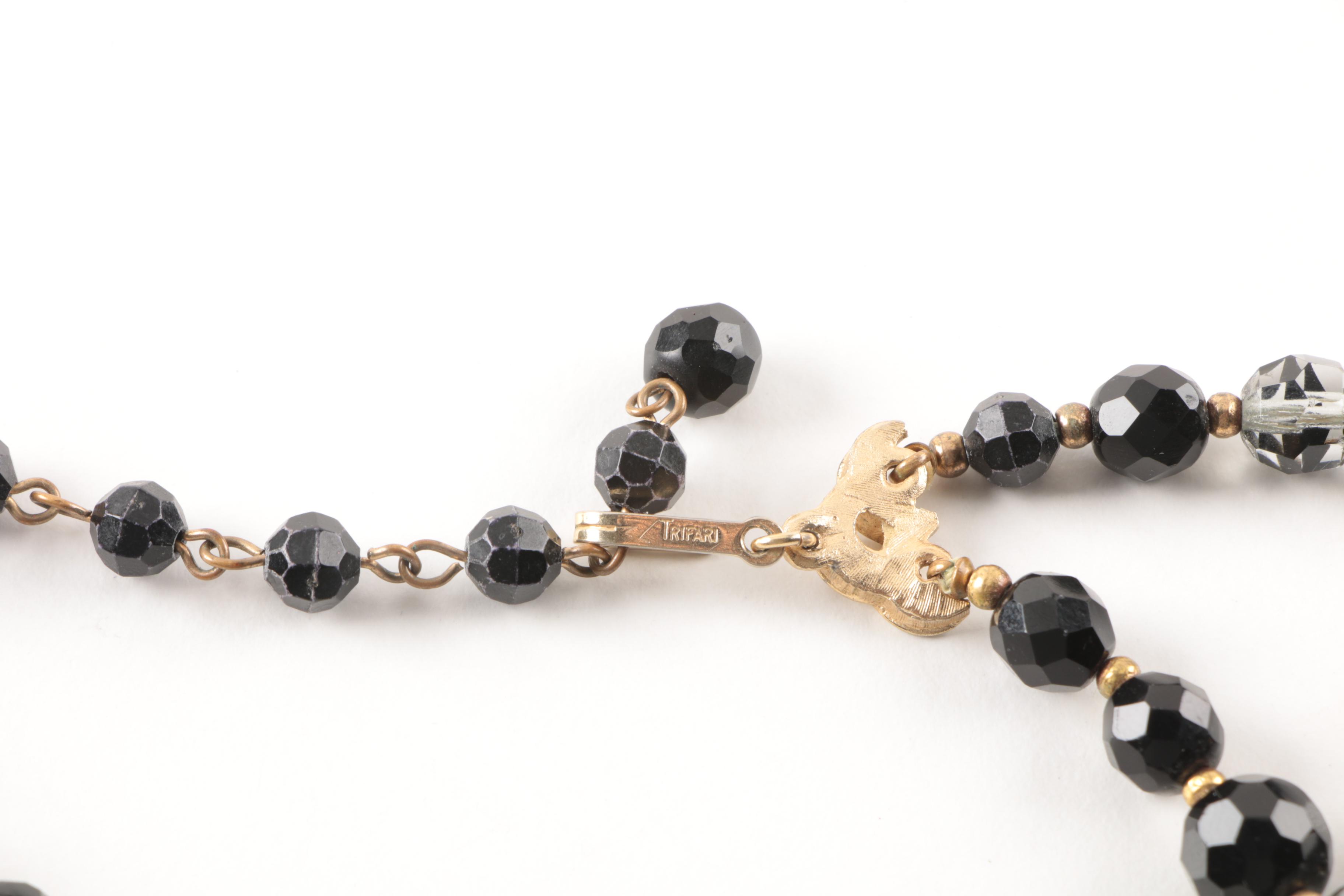 Trio of Beaded Necklaces Including Trifari