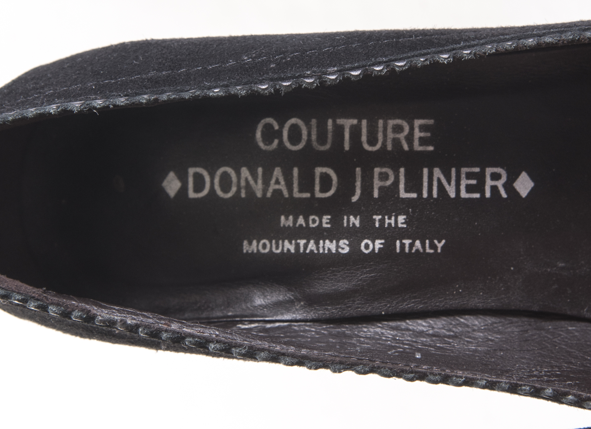 Women's Donald J. Pliner Couture Black Suede Pumps