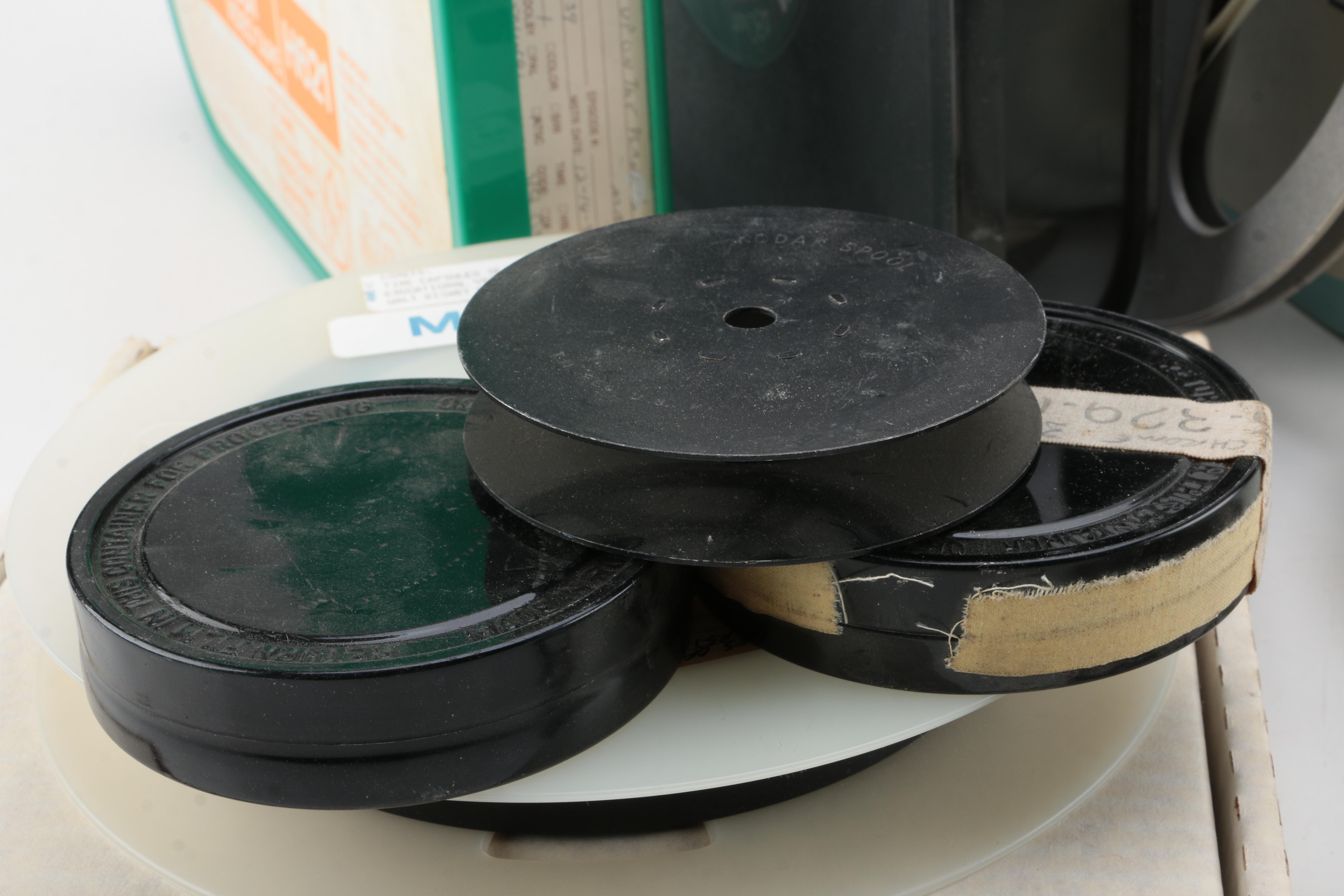 Vintage Film Reels, Including Walt Disney's "Comets"