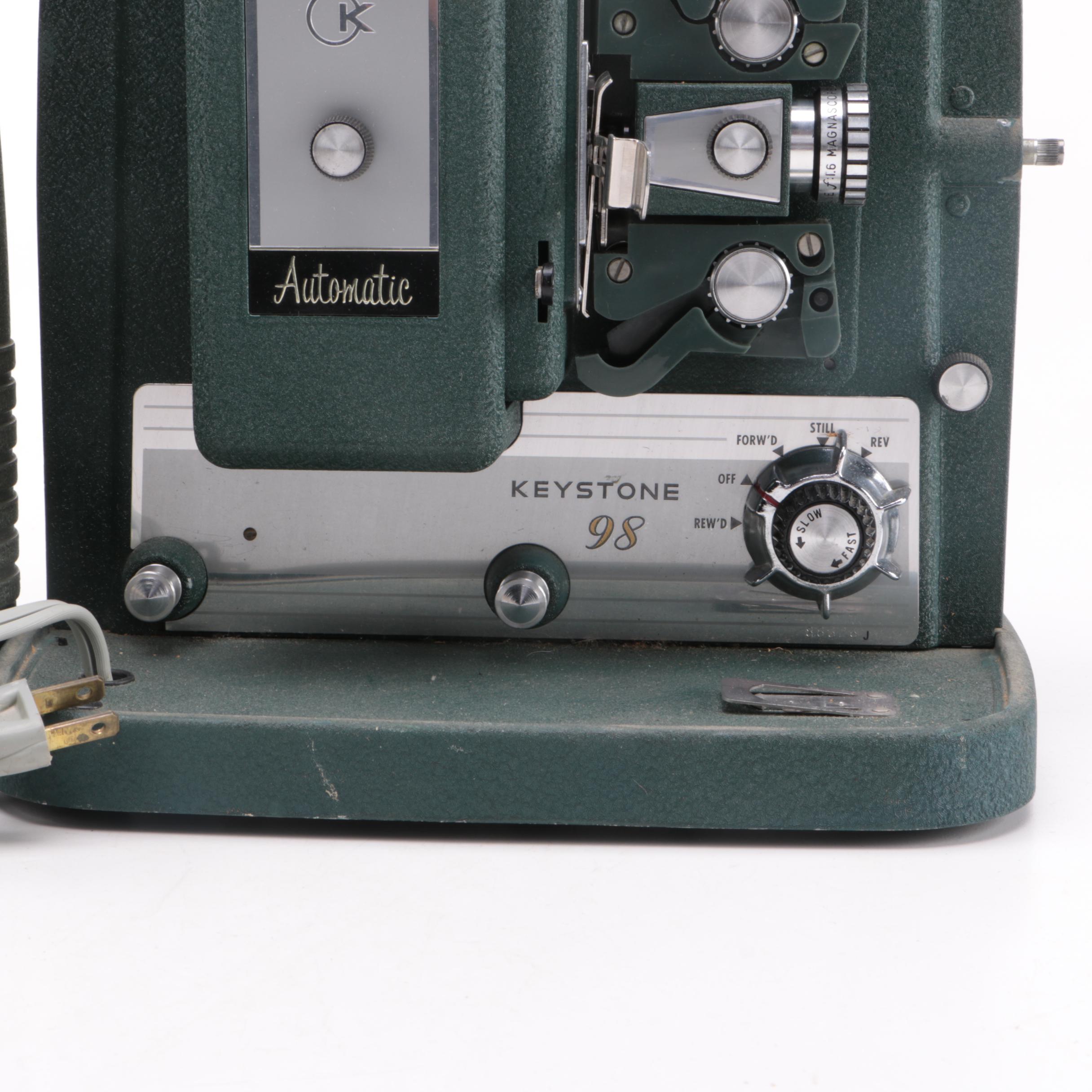 Vintage Portable Keystone 98 Projector