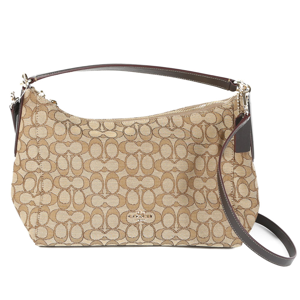 Coach Outline Signature East/West Celeste Convertible Hobo Bag