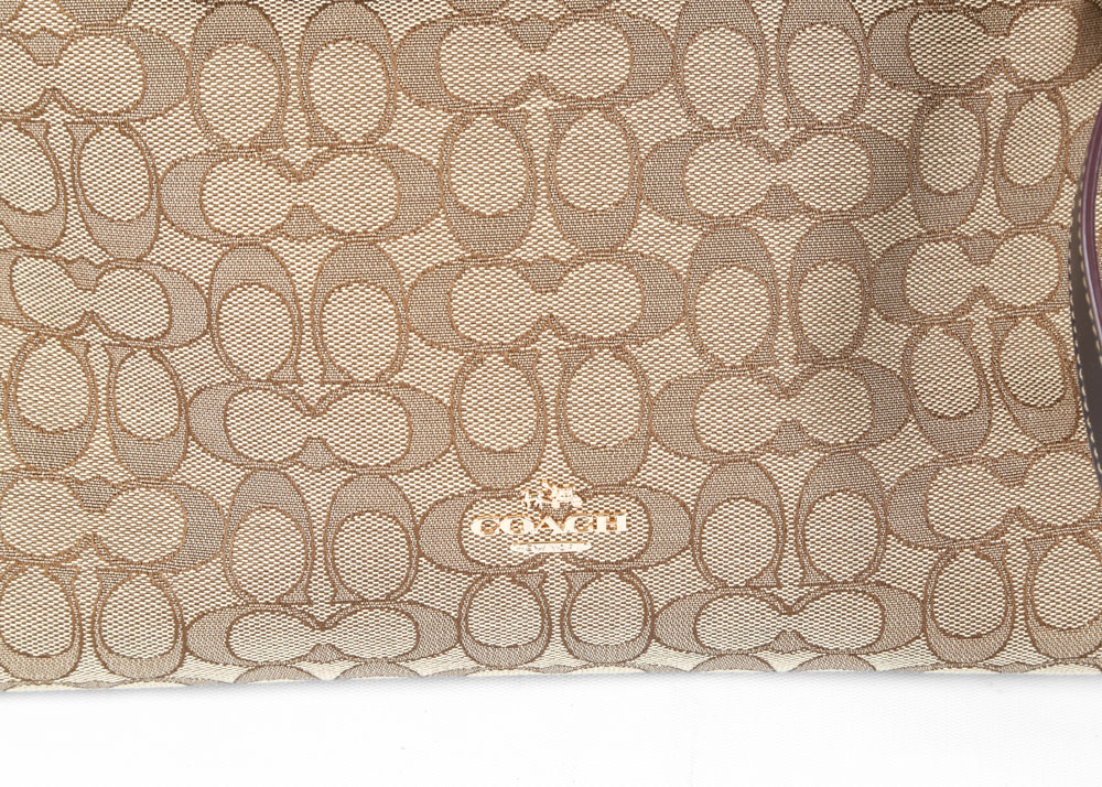 Coach Outline Signature East/West Celeste Convertible Hobo Bag