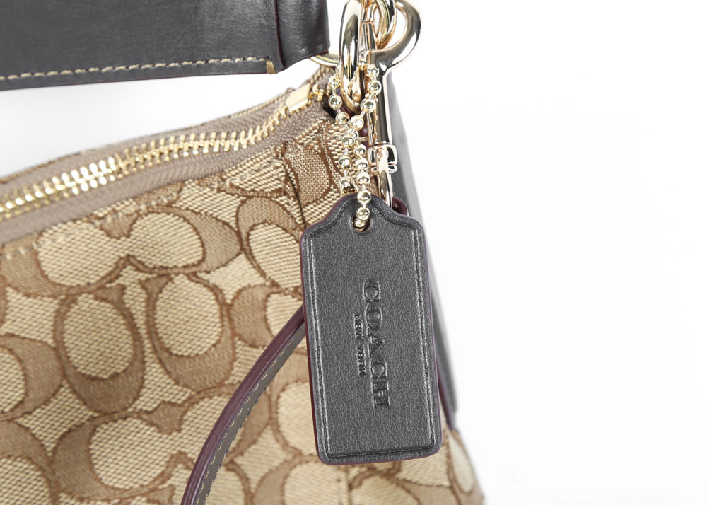 Coach Outline Signature East/West Celeste Convertible Hobo Bag