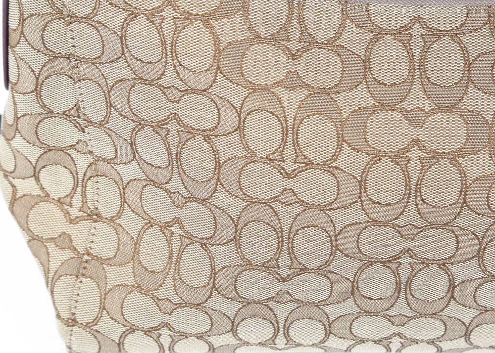 Coach Outline Signature East/West Celeste Convertible Hobo Bag