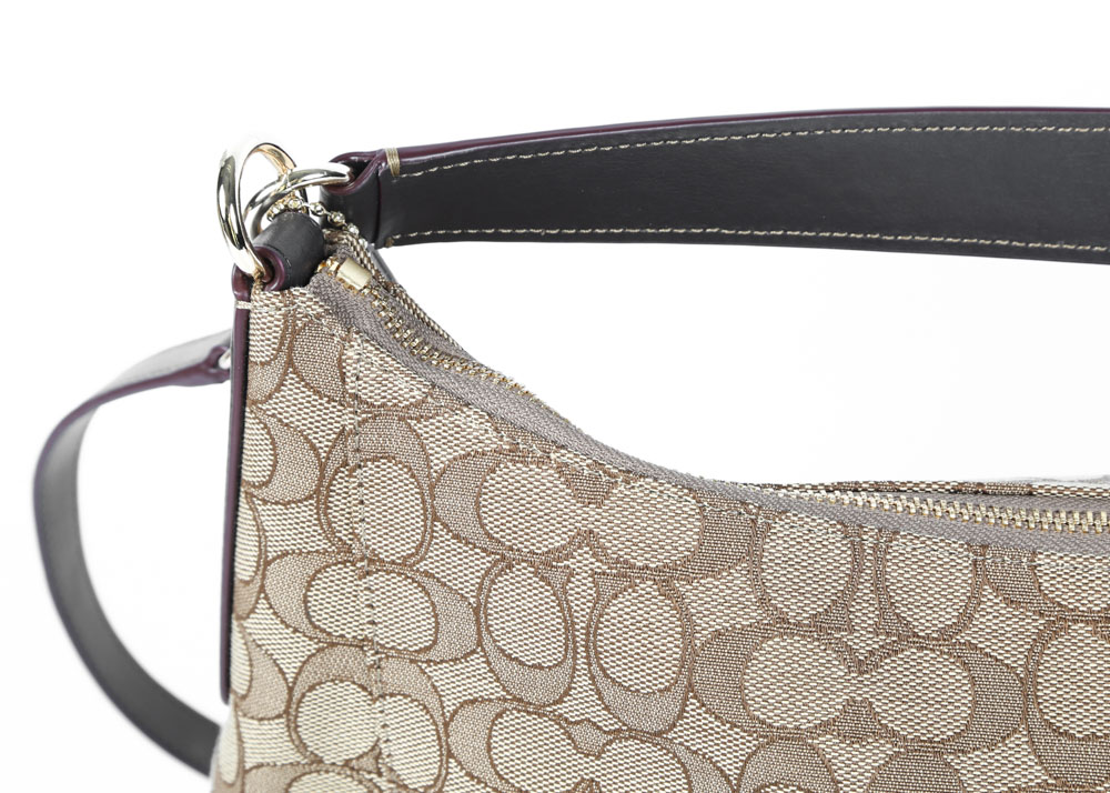 Coach Outline Signature East/West Celeste Convertible Hobo Bag