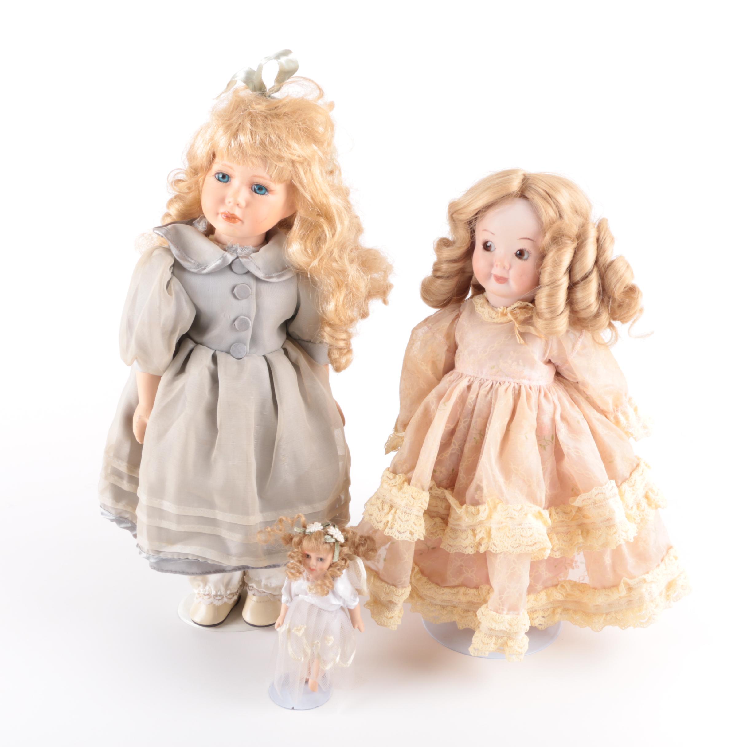 Vintage Porcelain Dolls Featuring Seymour Mann