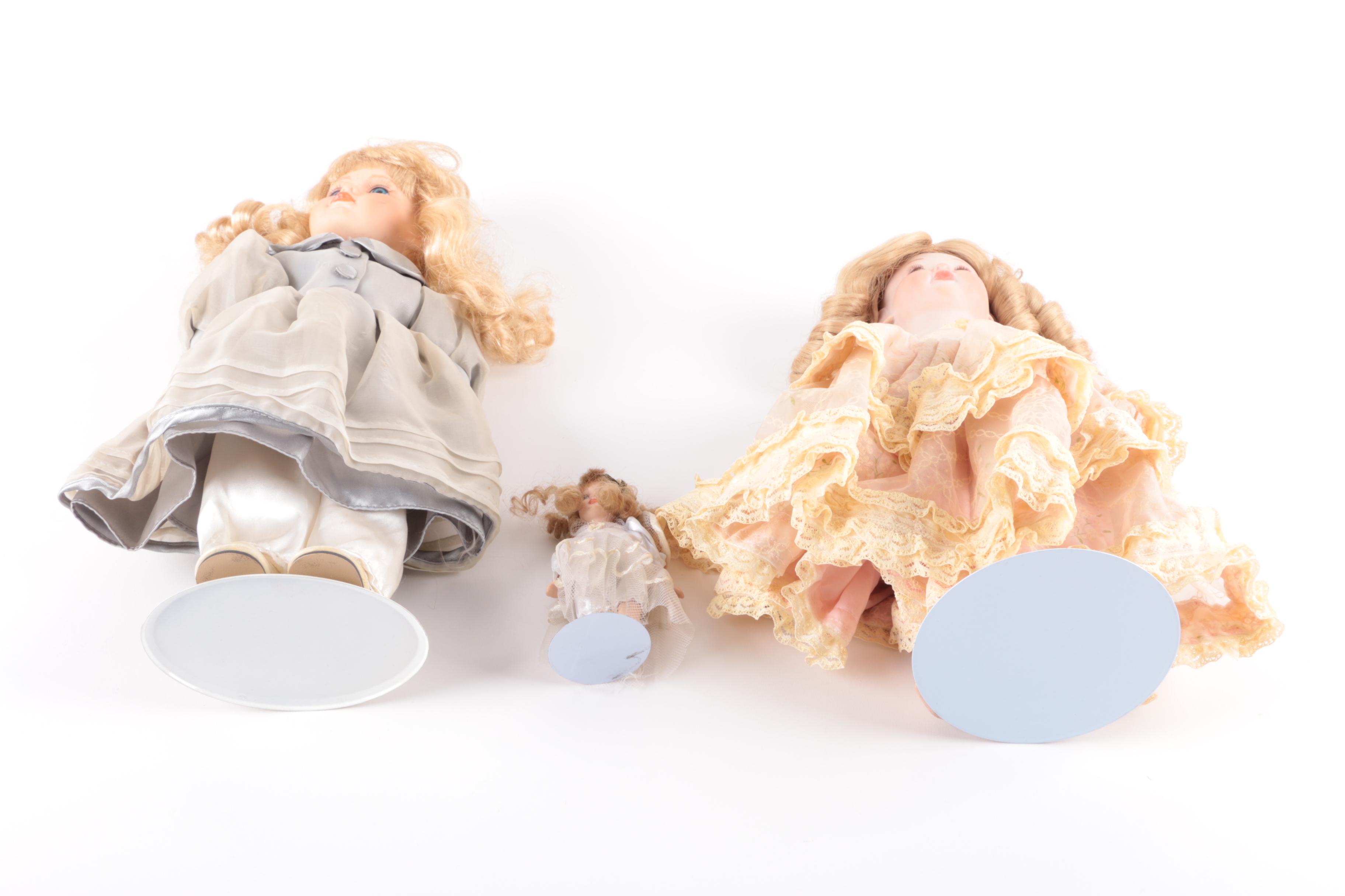 Vintage Porcelain Dolls Featuring Seymour Mann