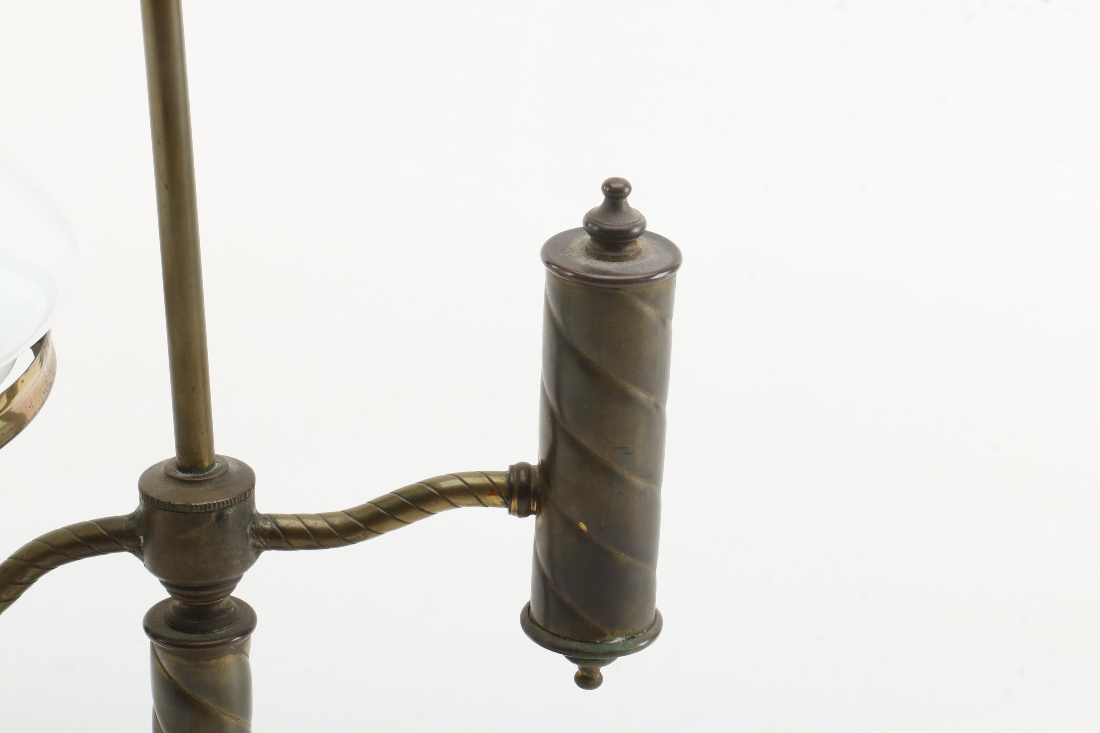 Vintage Converted Student Oil Lamp