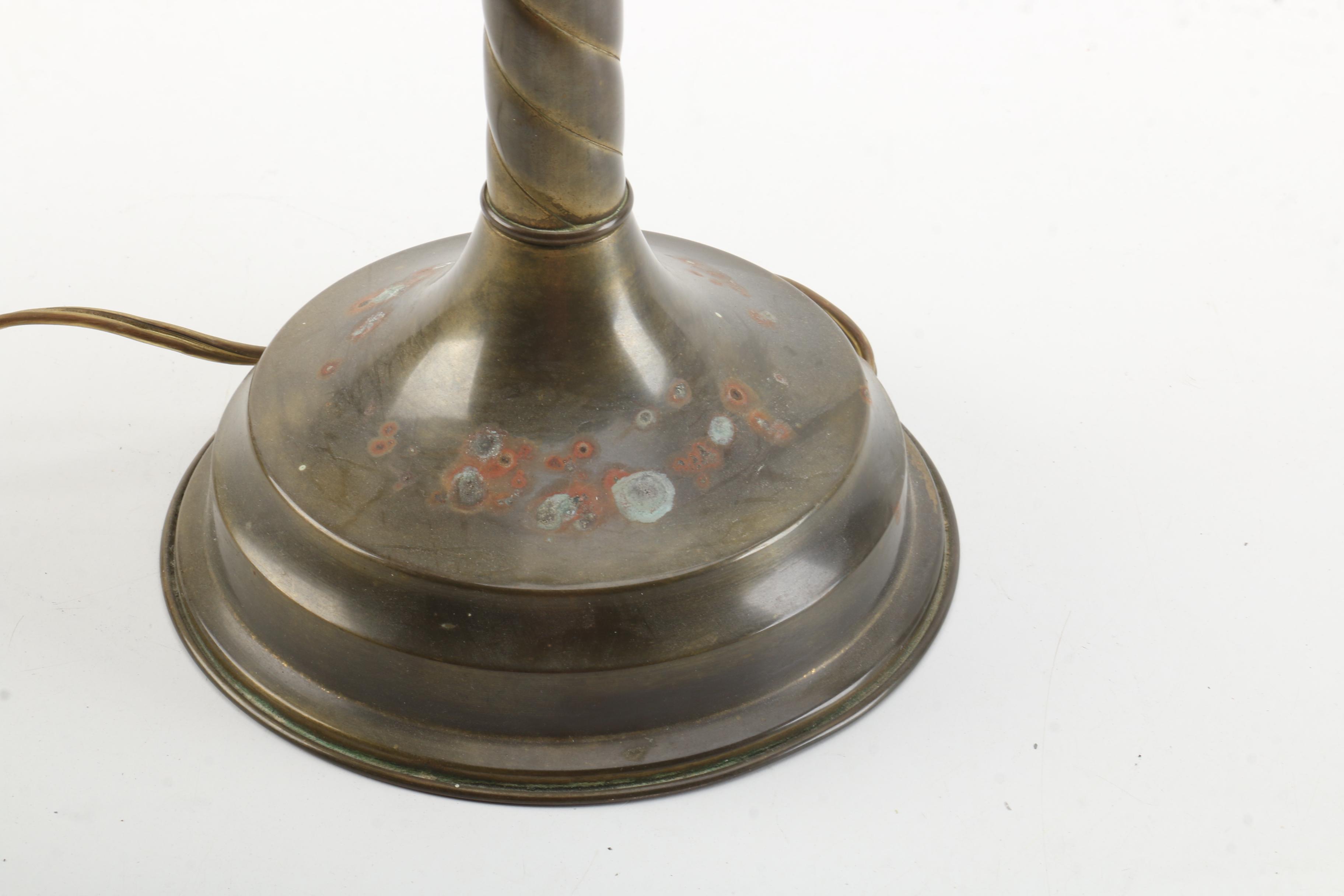 Vintage Converted Student Oil Lamp