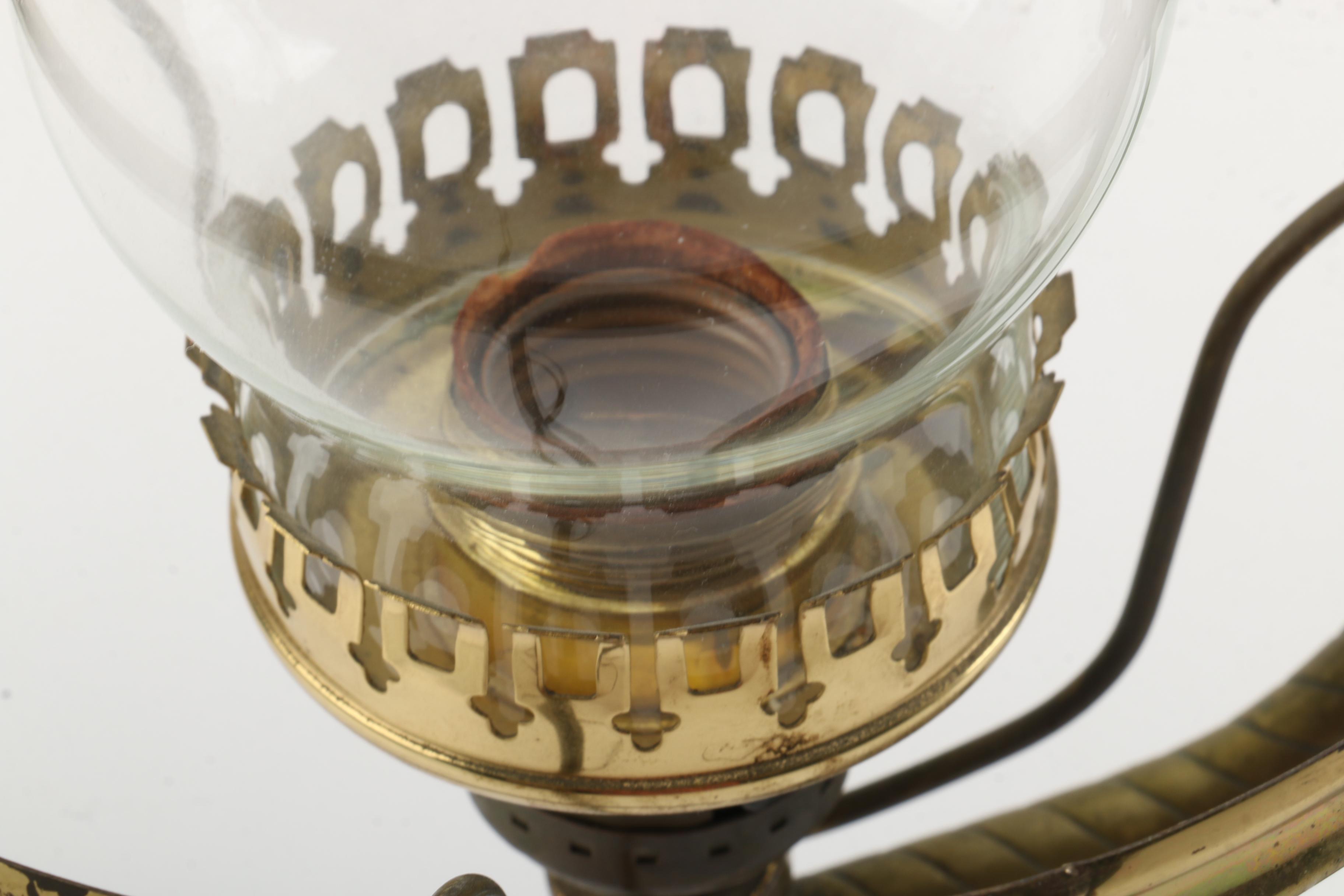 Vintage Converted Student Oil Lamp