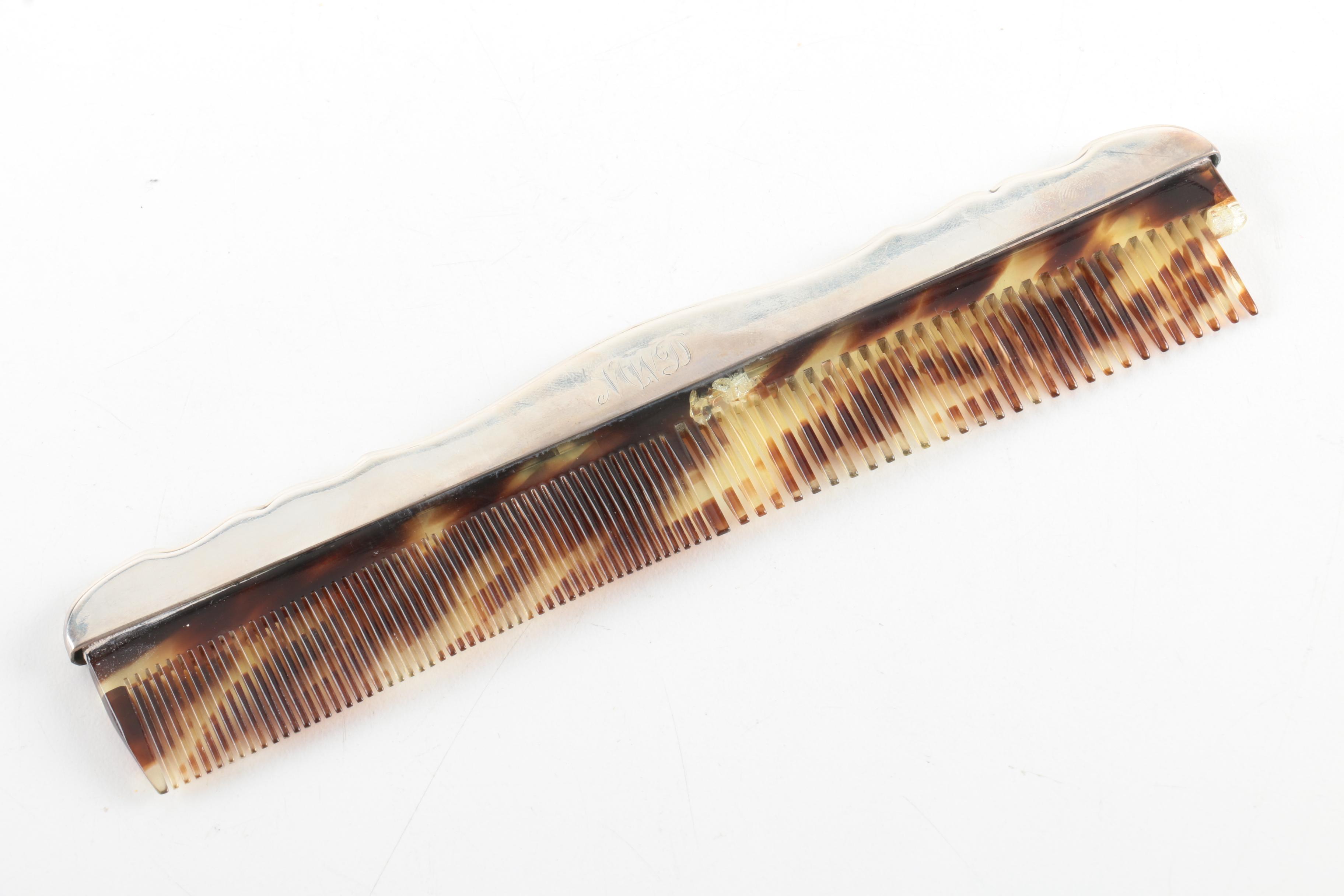 International Silver Co. Sterling Silver Handled Vanity Set