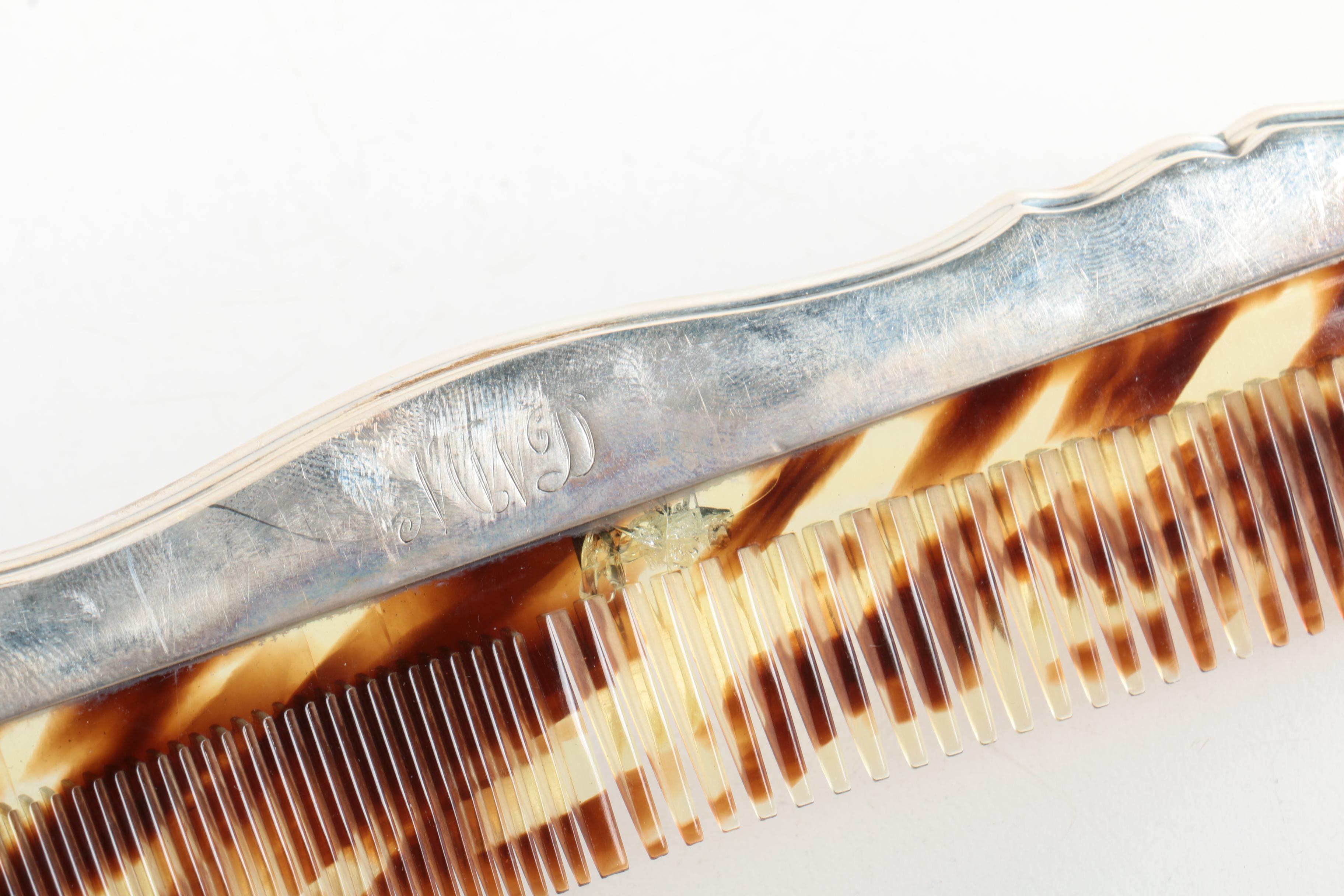 International Silver Co. Sterling Silver Handled Vanity Set