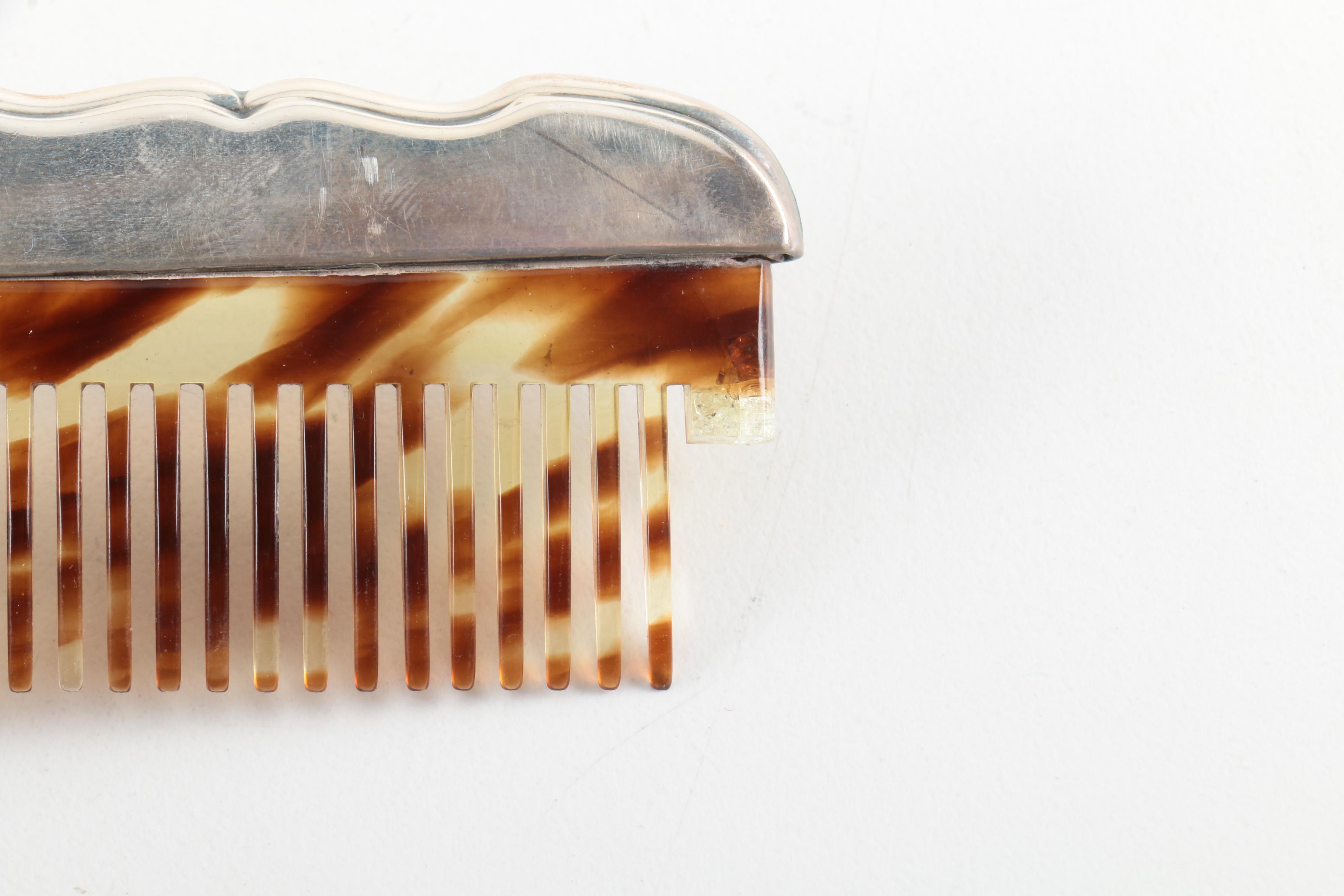 International Silver Co. Sterling Silver Handled Vanity Set