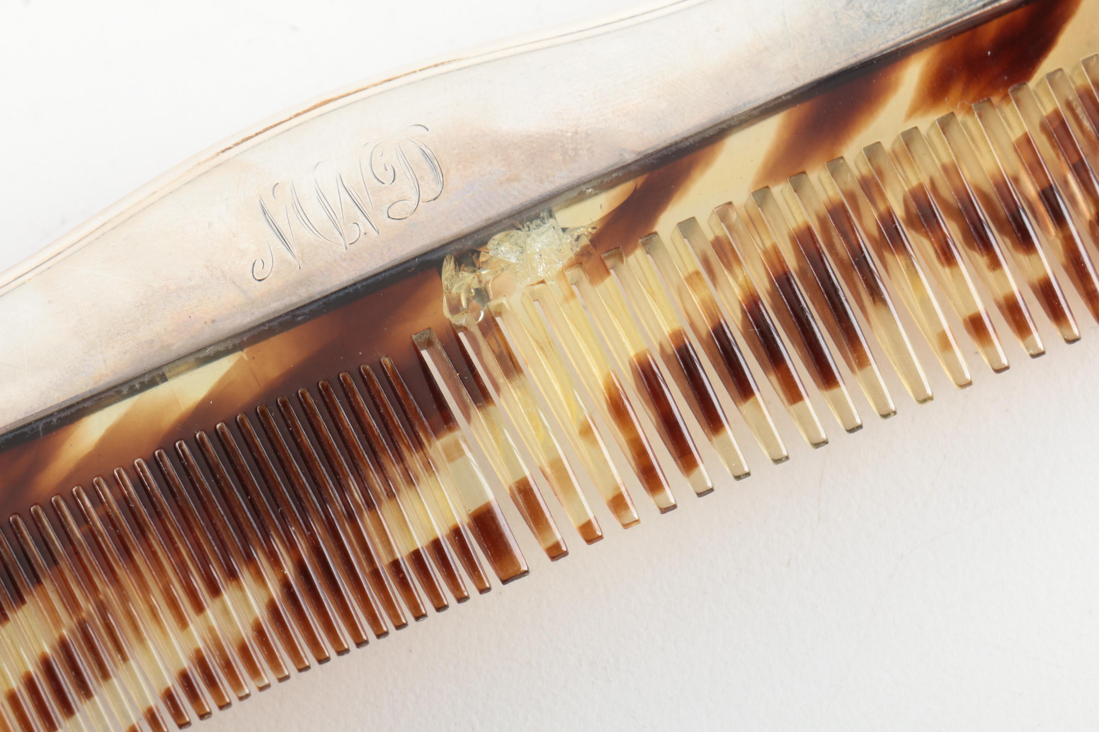 International Silver Co. Sterling Silver Handled Vanity Set