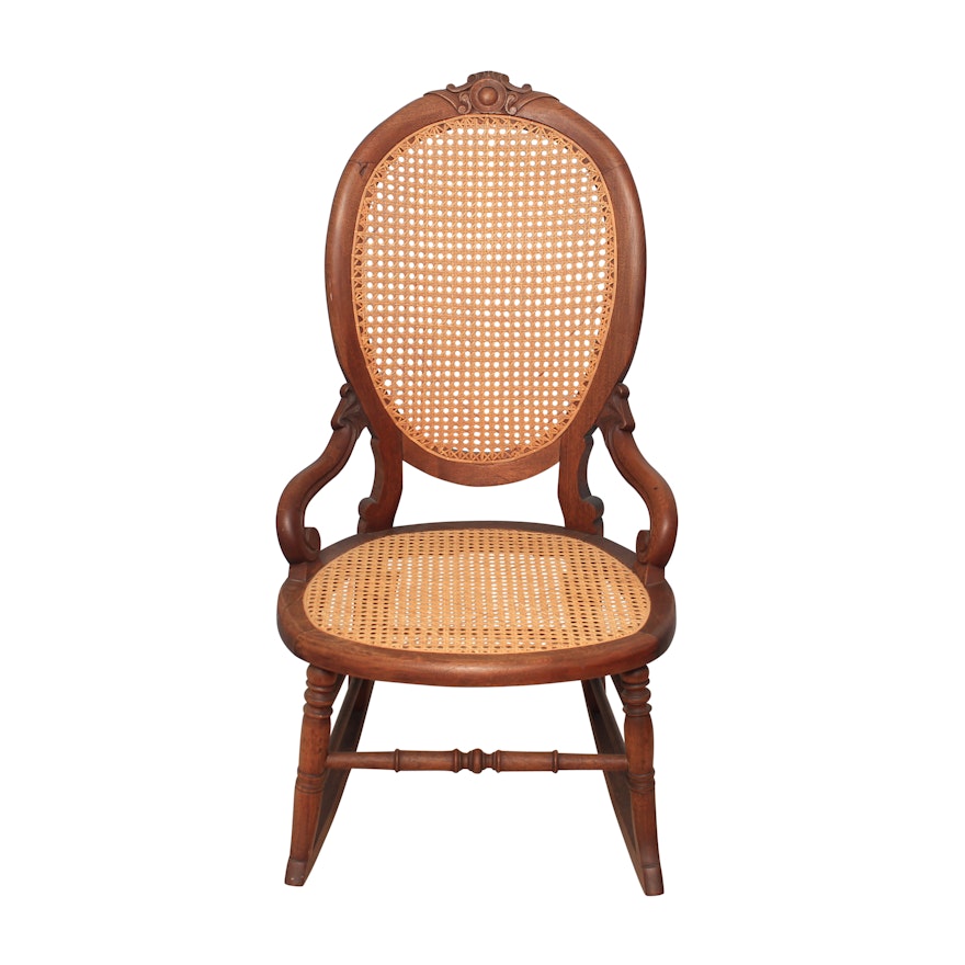 Victorian Walnut Rocking Chair