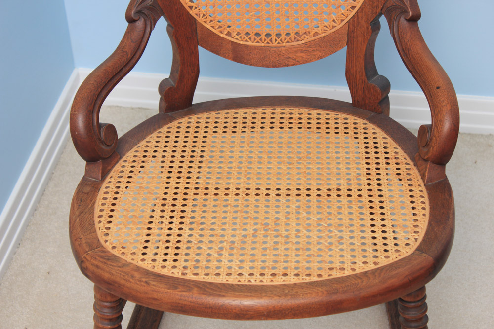 Victorian Walnut Rocking Chair
