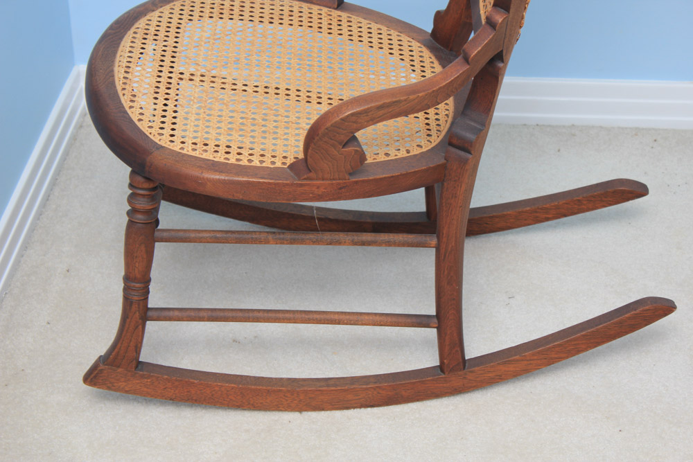 Victorian Walnut Rocking Chair